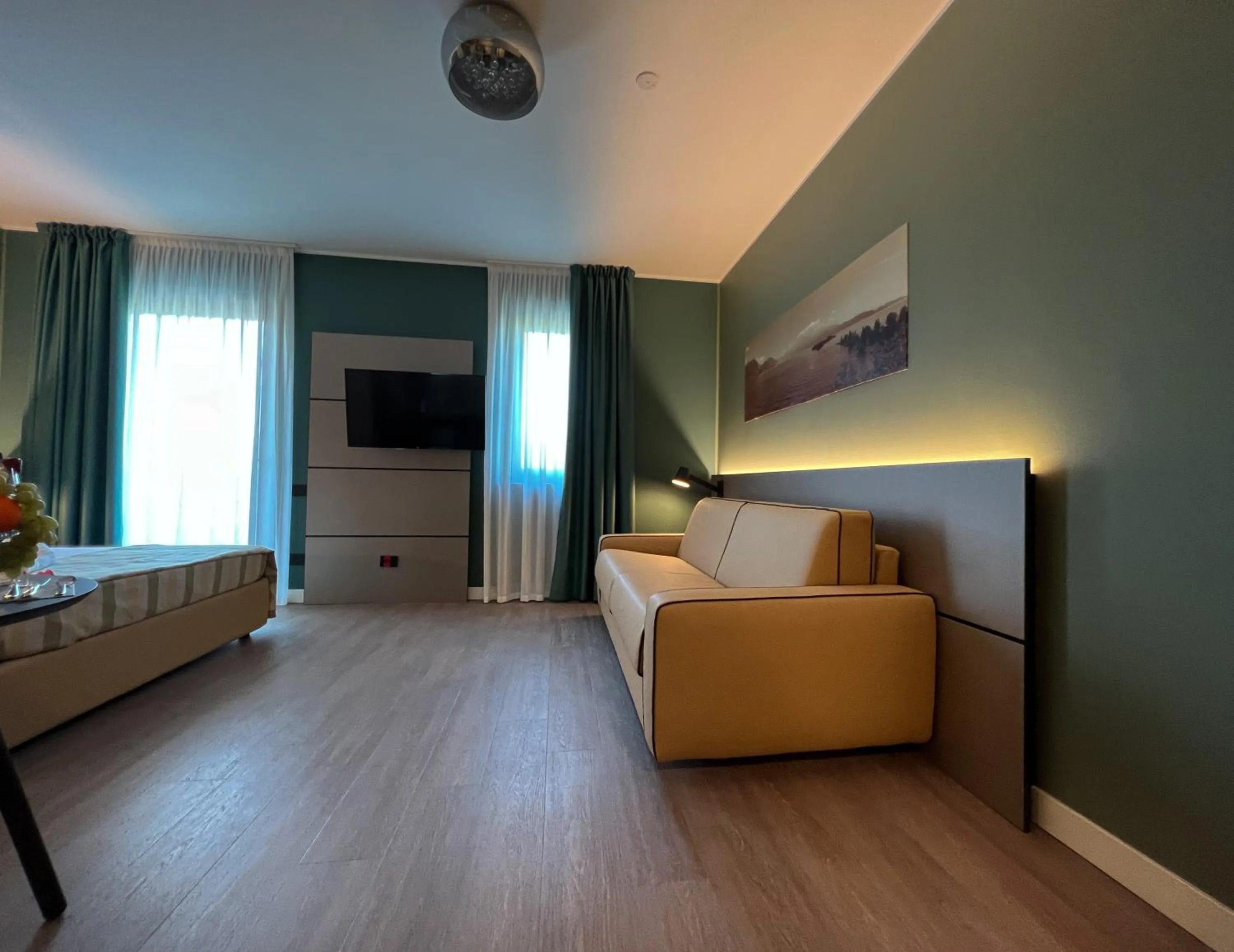 Bed in Hotel Puccini