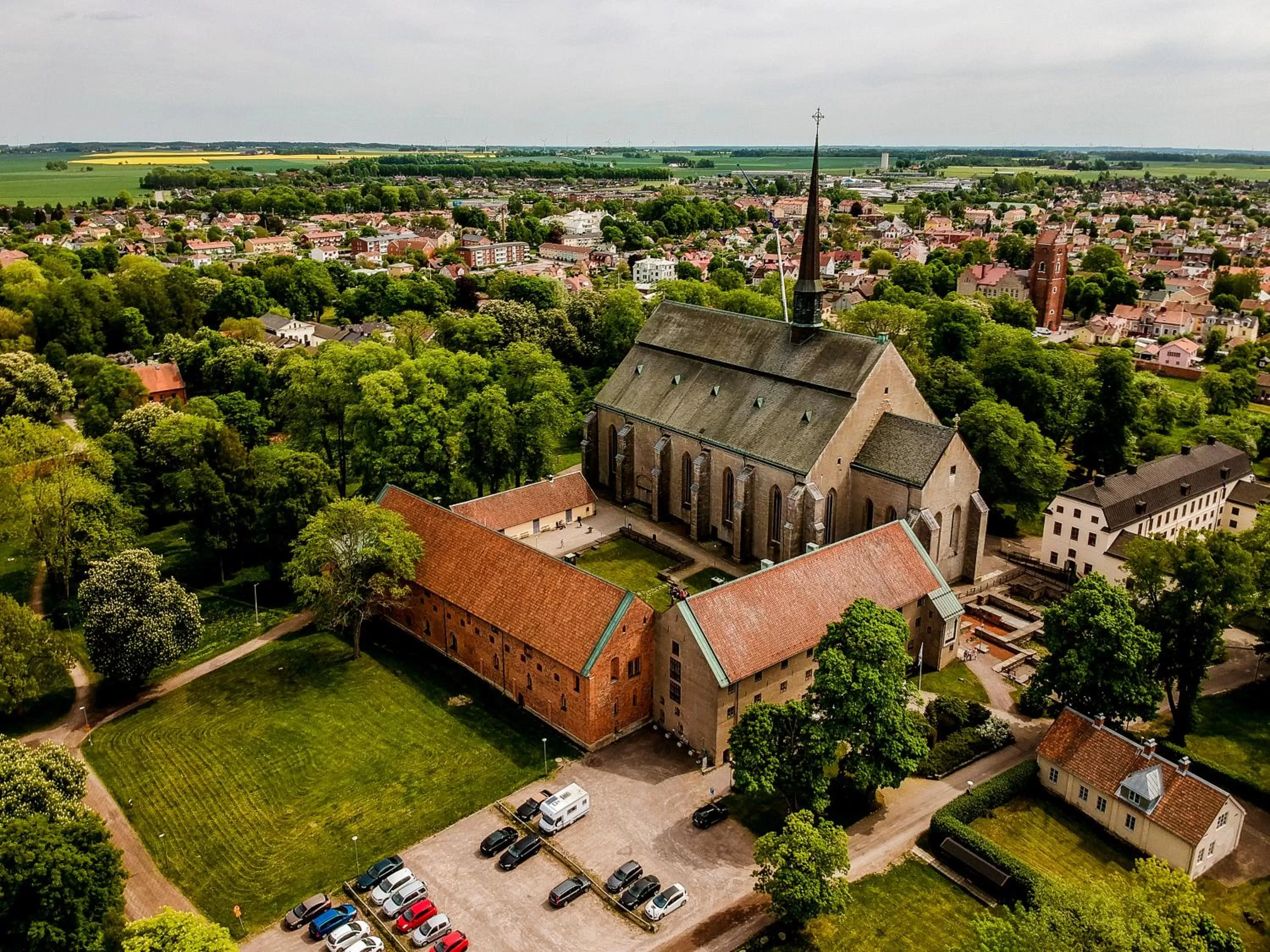 Bird's eye view in Vadstena Klosterhotell Konferens & Spa
