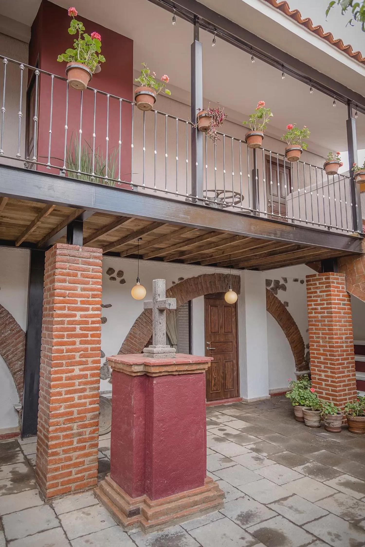 Patio in Casa Eva Hotel Boutique & Spa