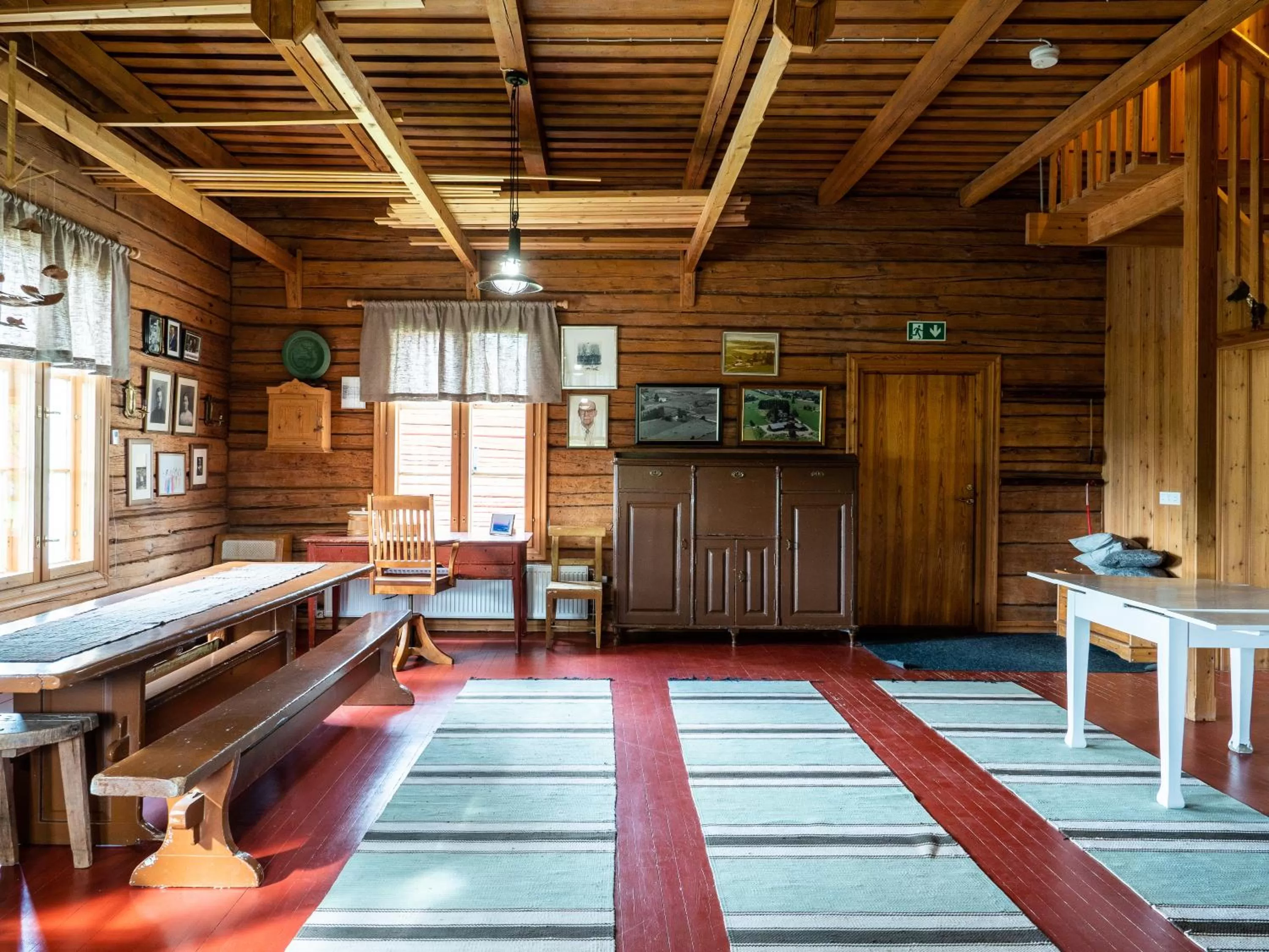 Seating area in Haapala Brewery restaurant and accommodation