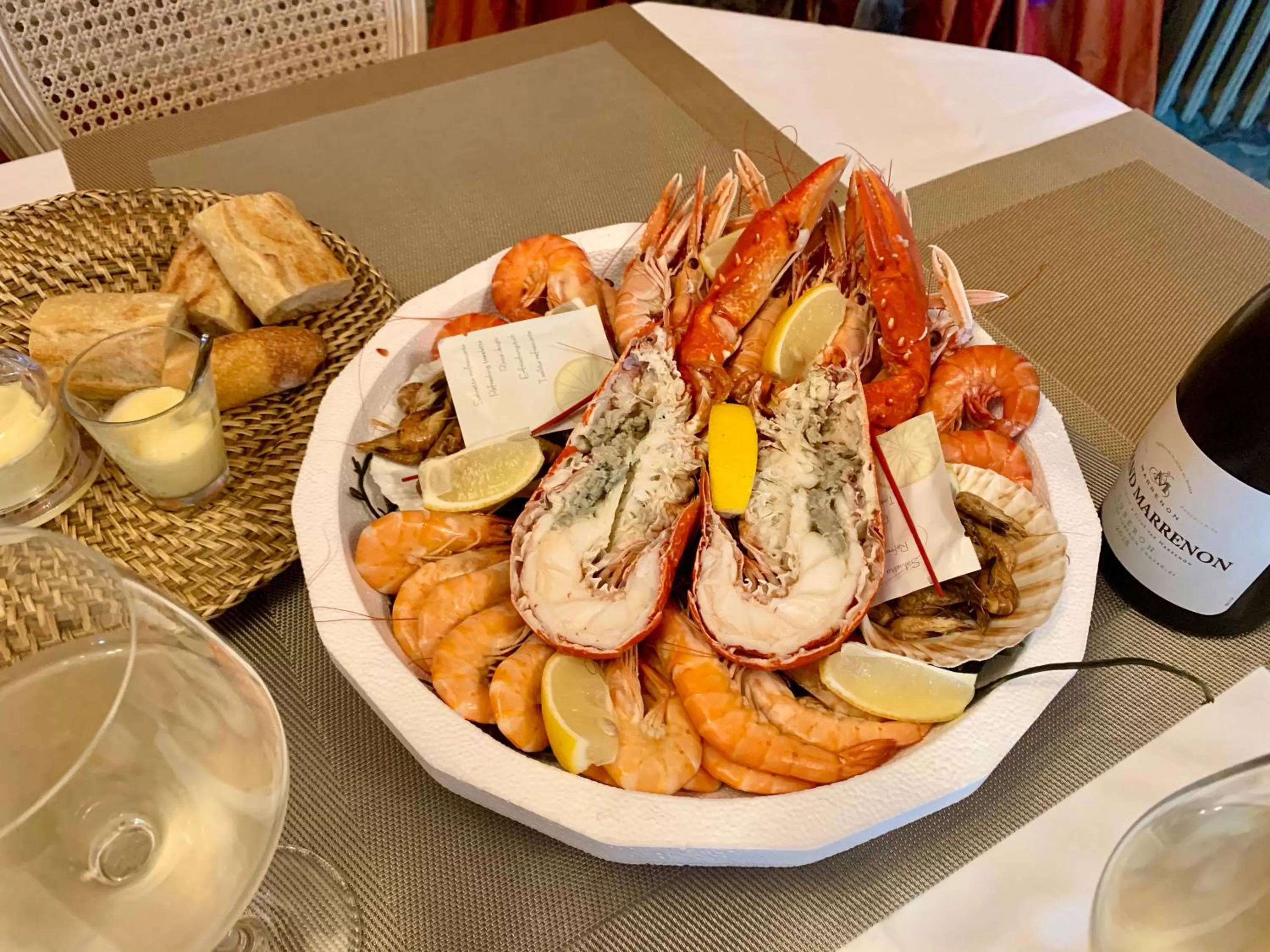 Dinner, Food in LA MEFFRAIS 1741