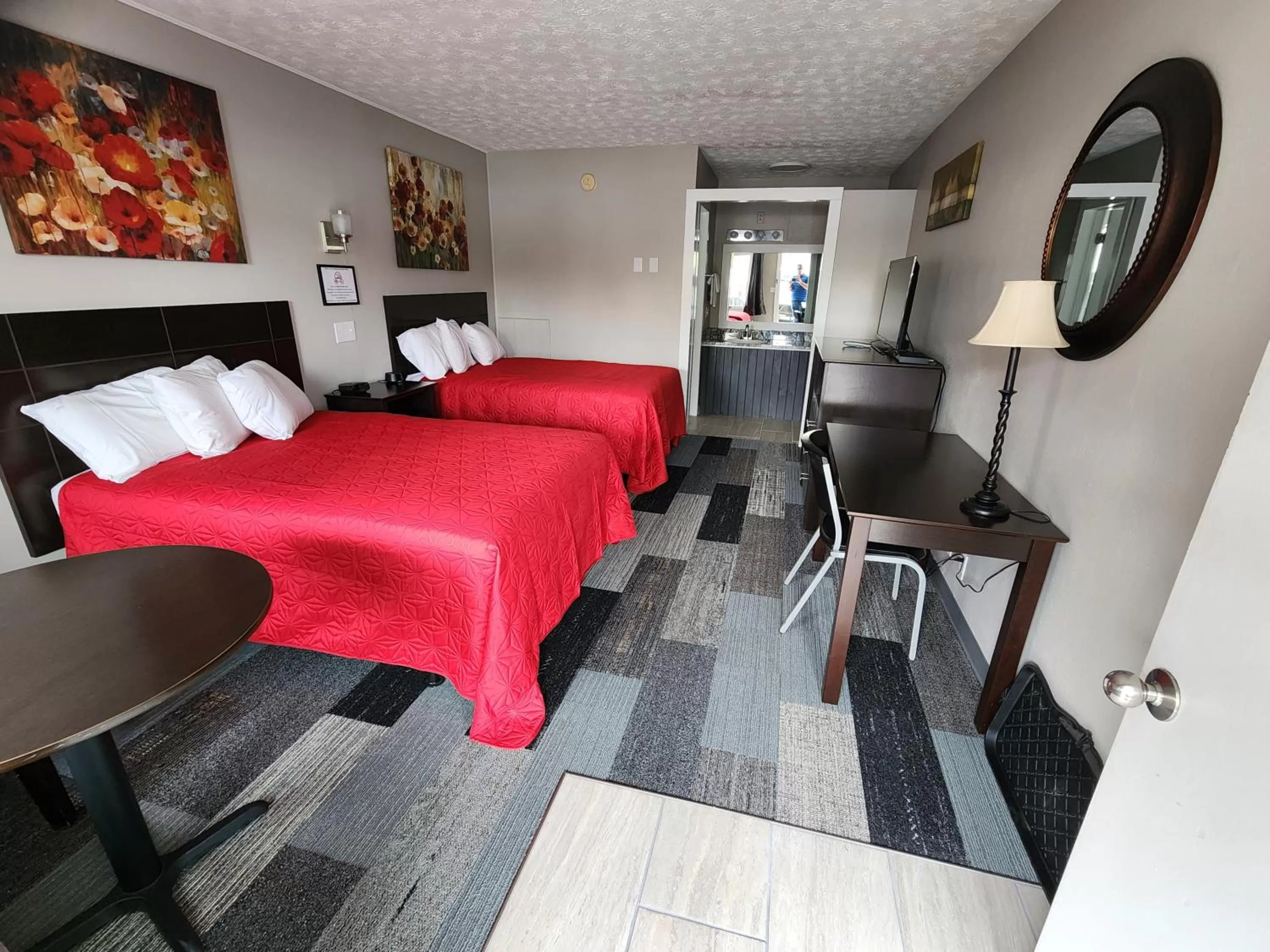 Bed in Oak Mar Motel