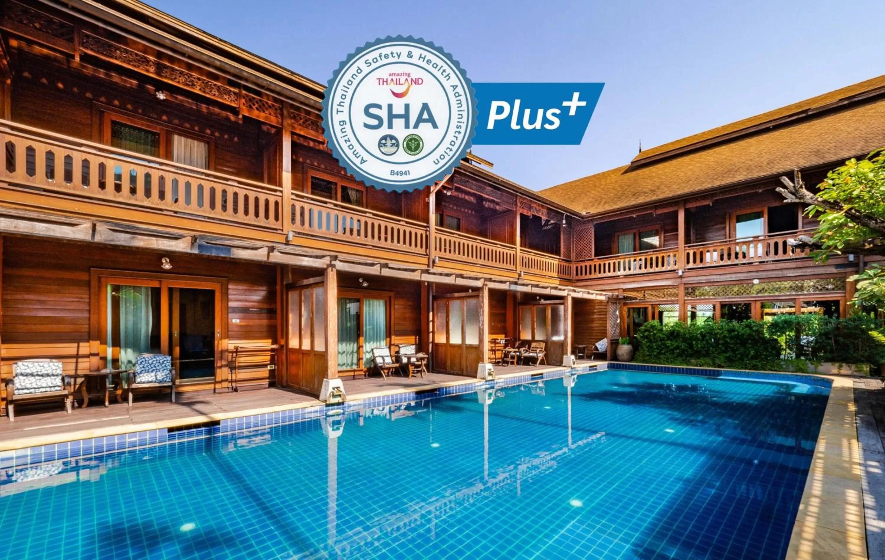 Swimming pool in Baan U Sabai Boutique House-SHA Plus
