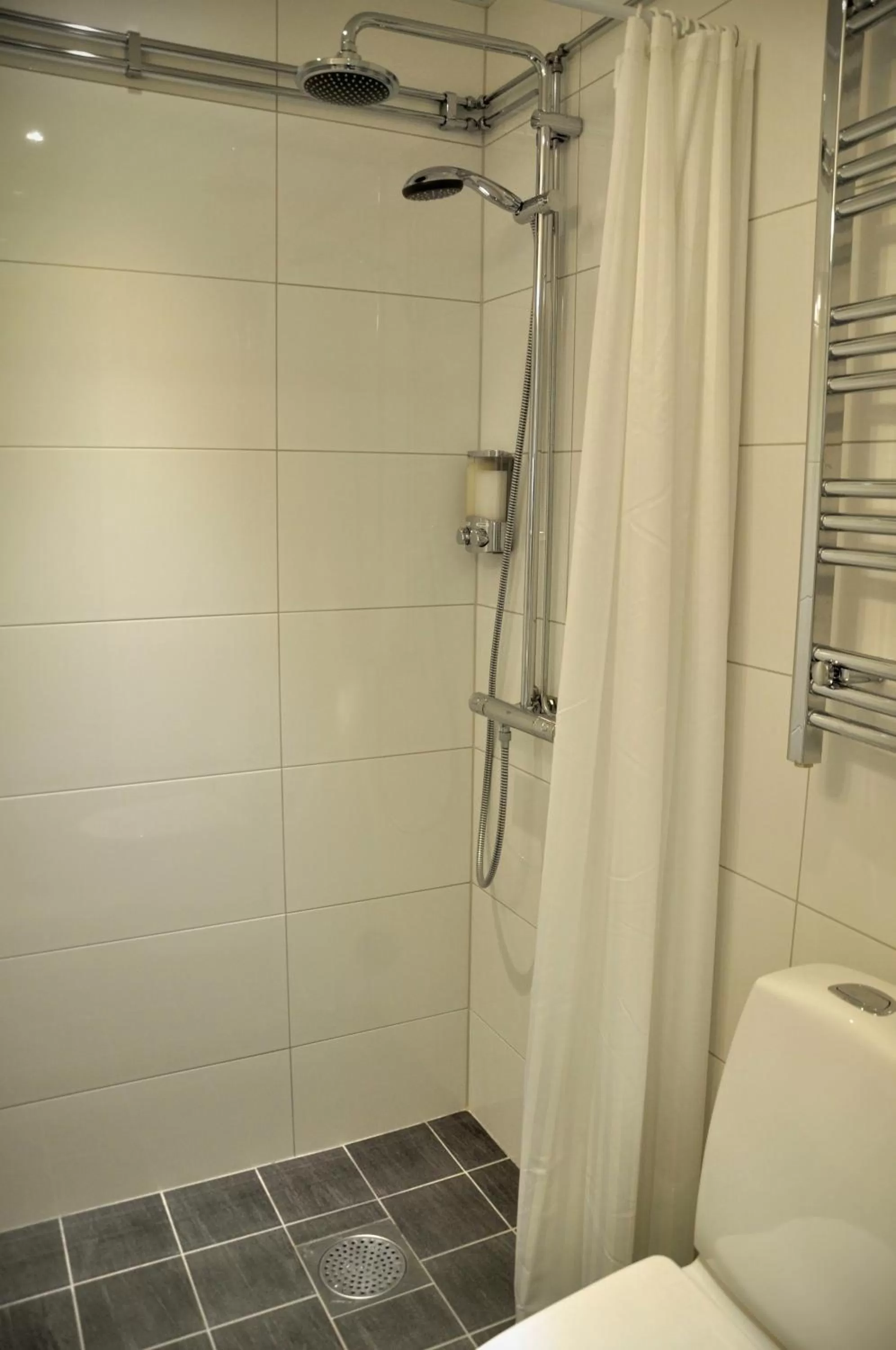 Shower in Ronneby Cityhotell