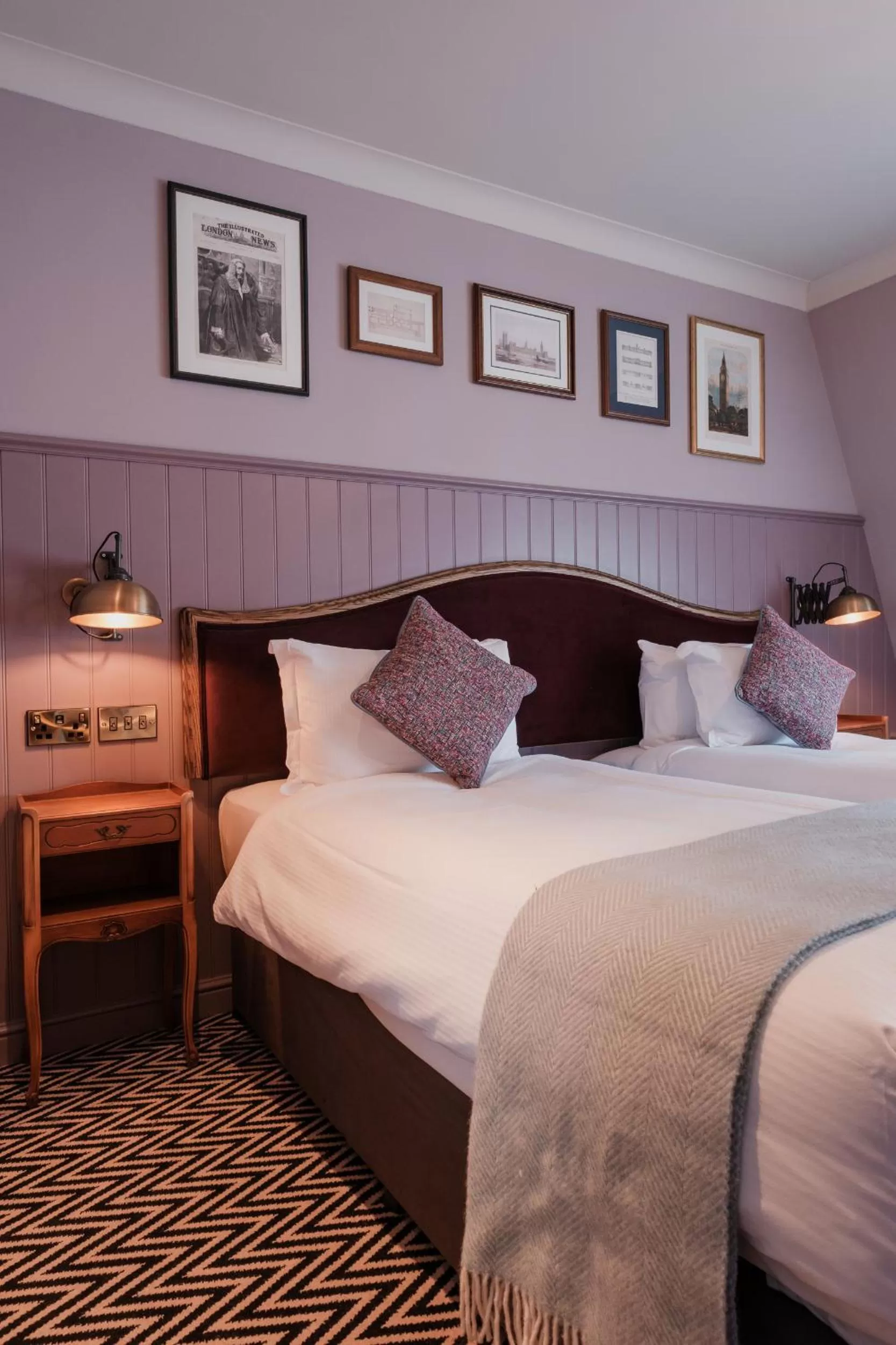 Bed in The Sanctuary House Hotel