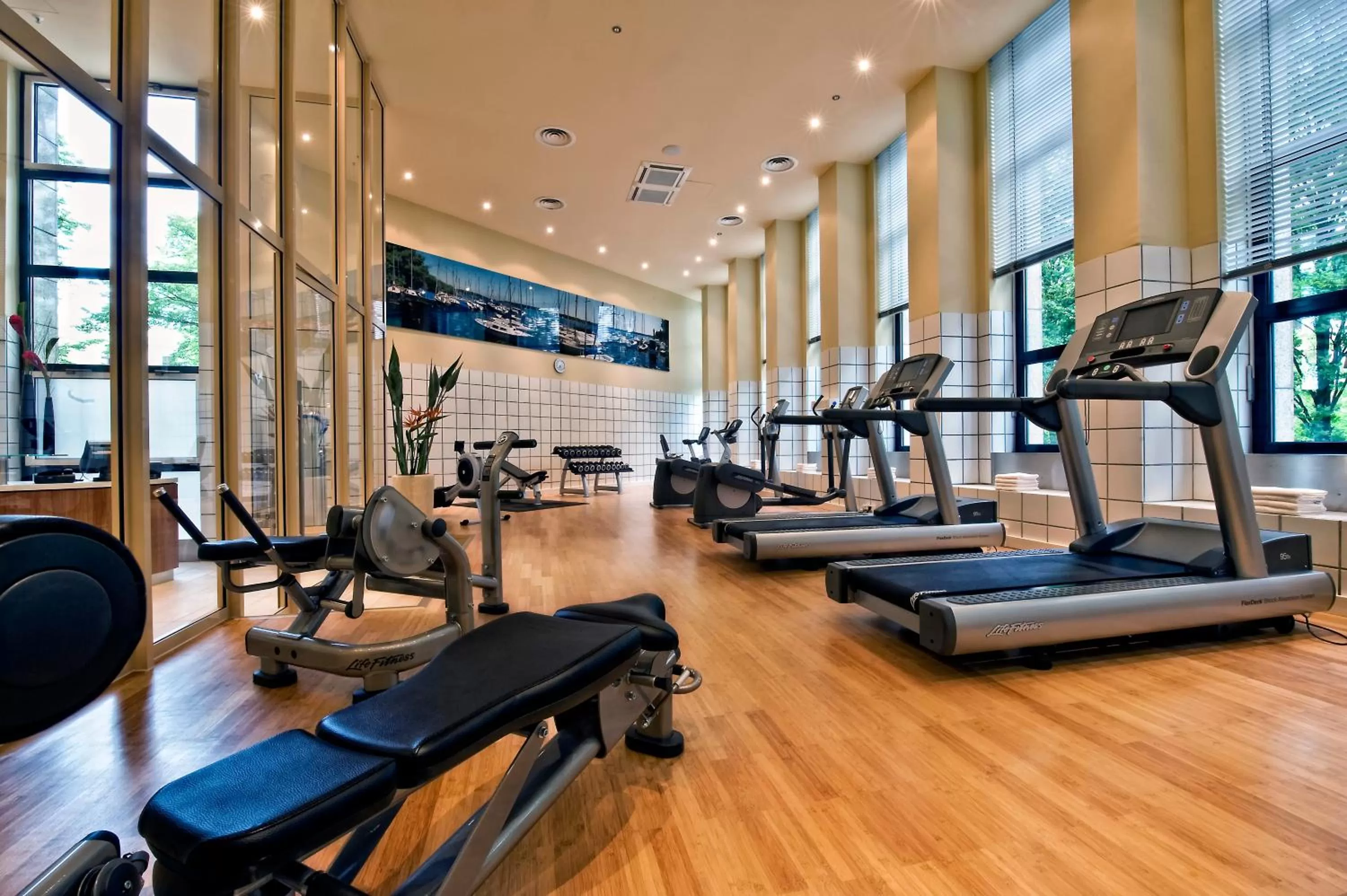 Fitness centre/facilities in Sheraton Berlin Grand Hotel Esplanade