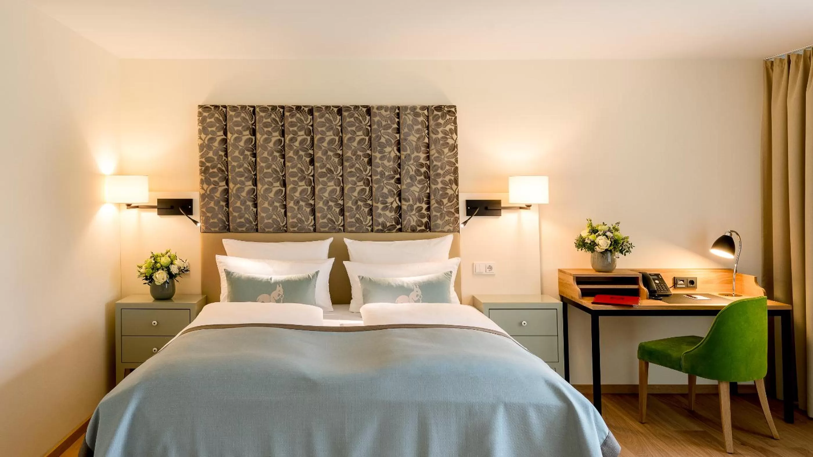 Bed in Parkhotel Rothof