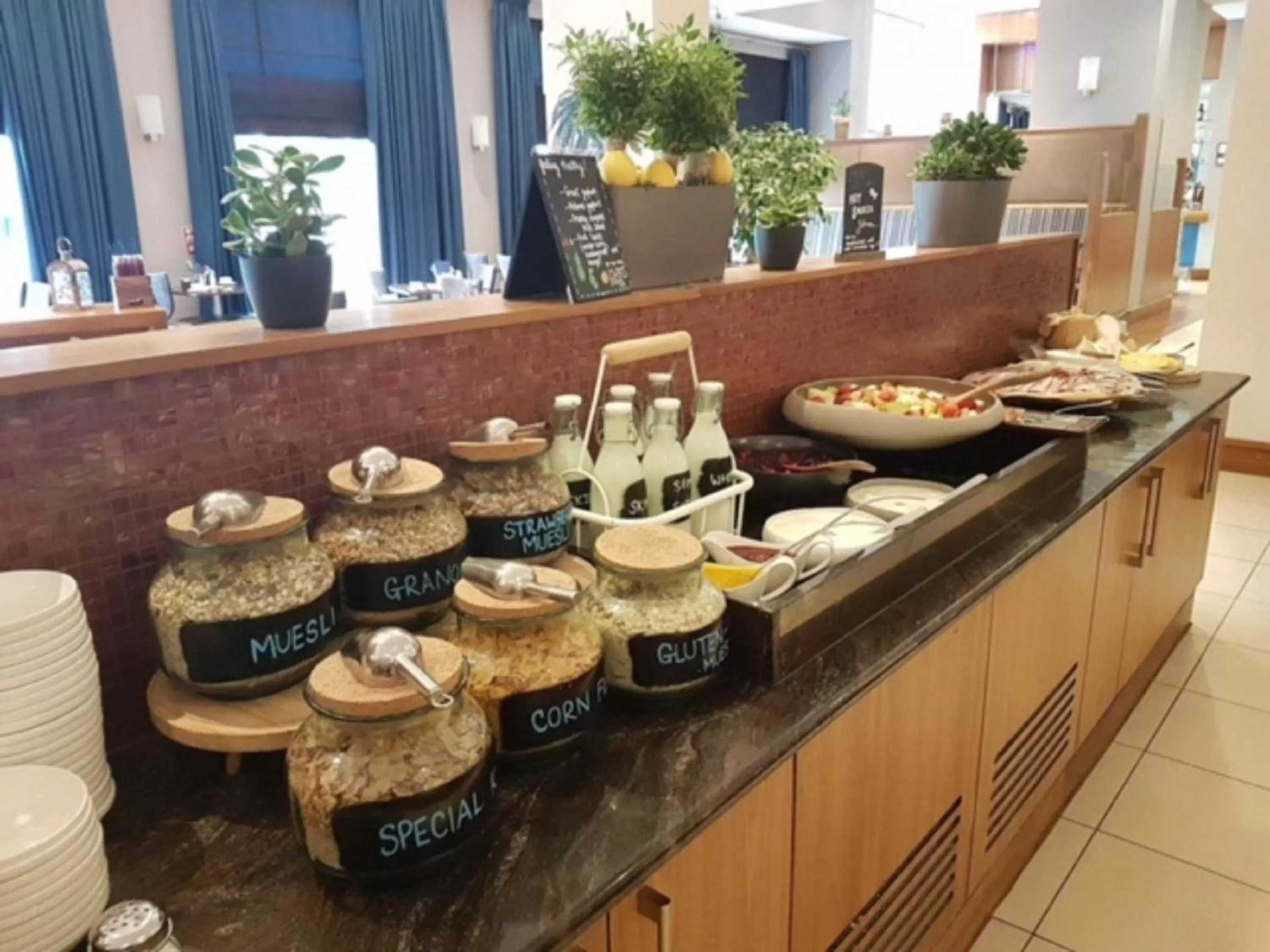 Continental breakfast in Radisson Blu Hotel, Durham