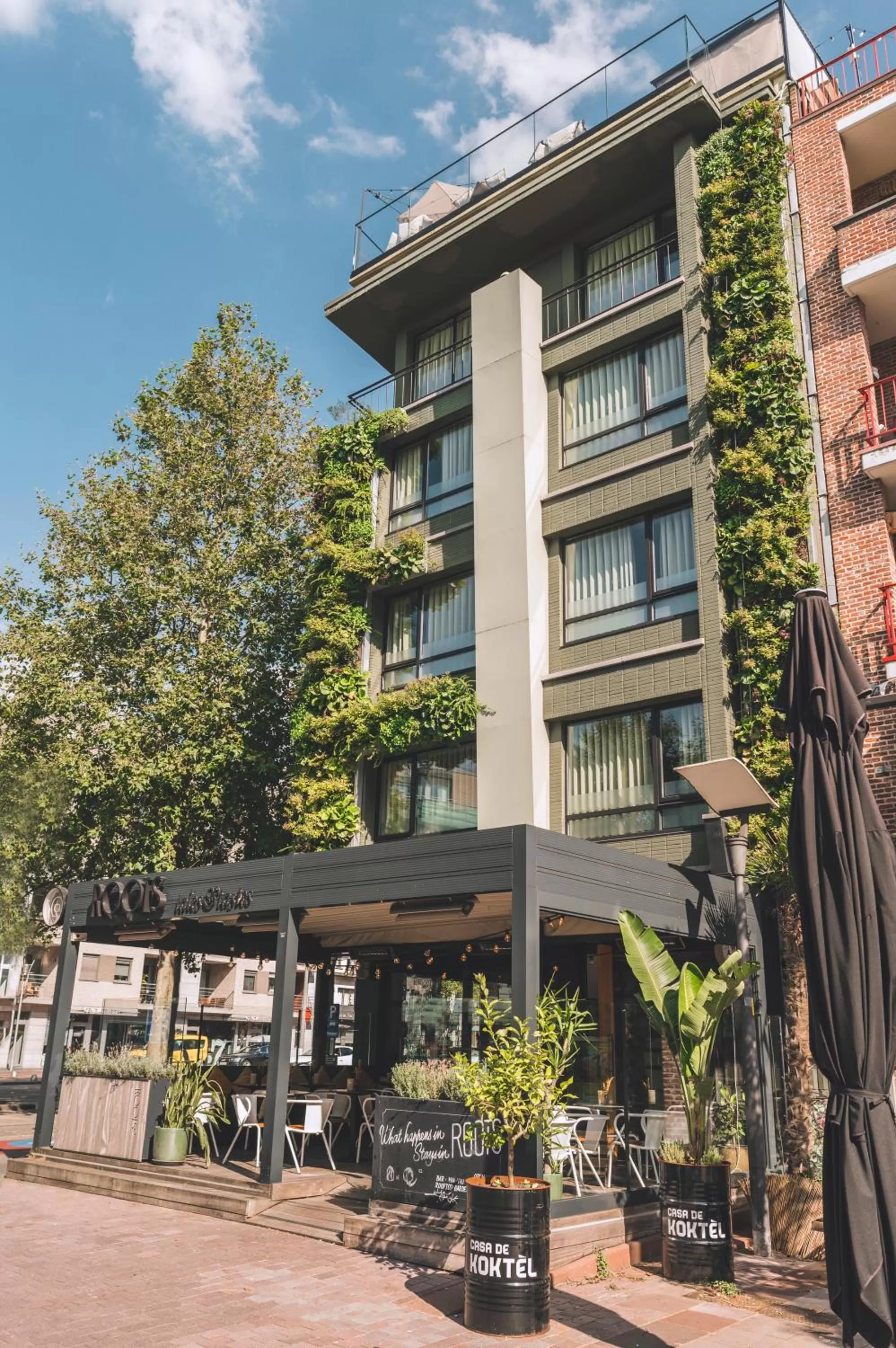 Property building in Green Hotel