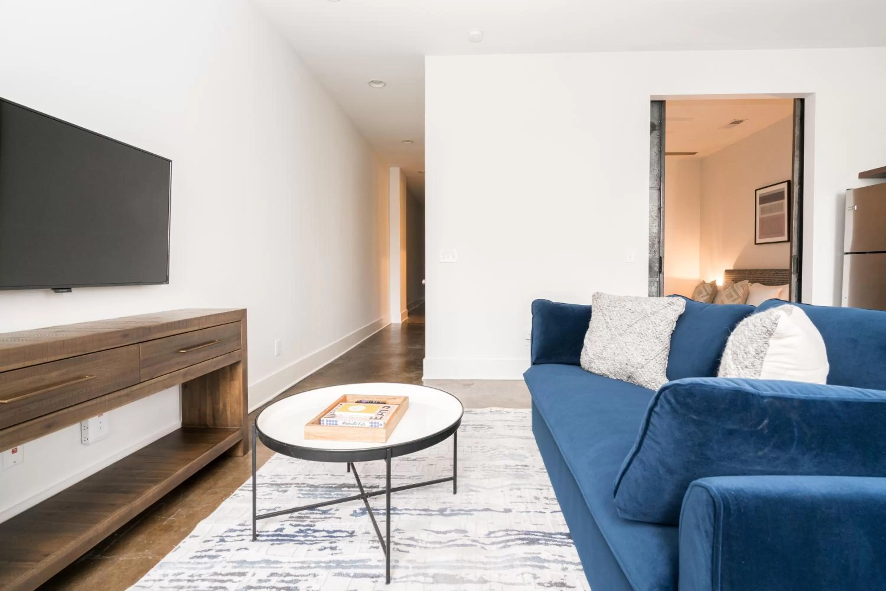 TV and multimedia in Mint House at The Reserve - Nashville