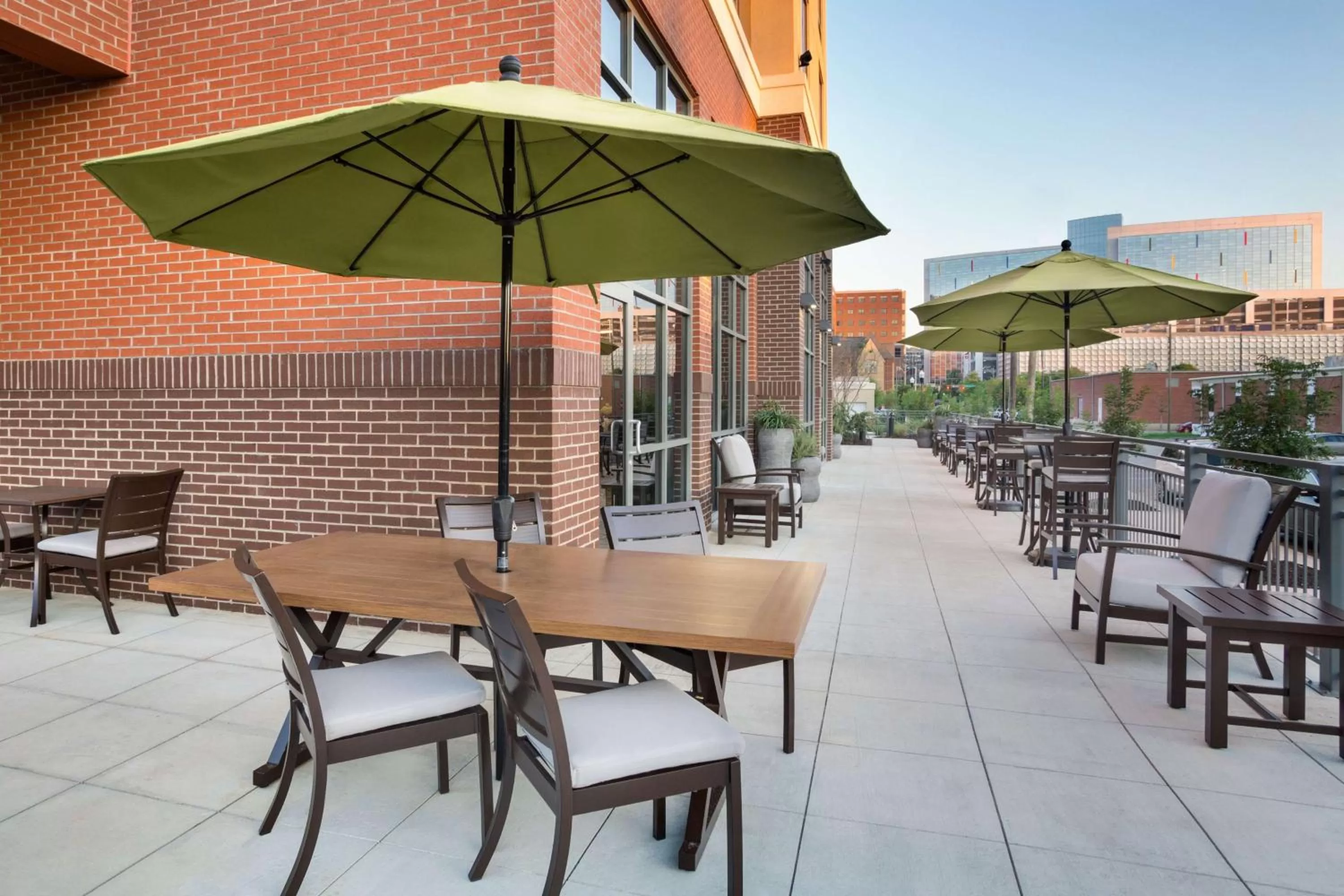 Patio in Home2 Suites By Hilton Birmingham Downtown