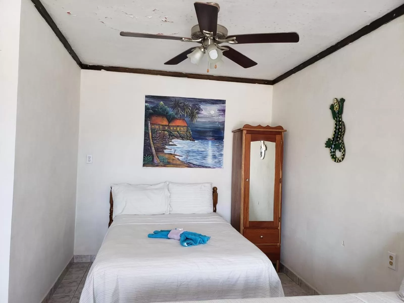 Bed in Beach Side Condos Caye Caulker by CCVH