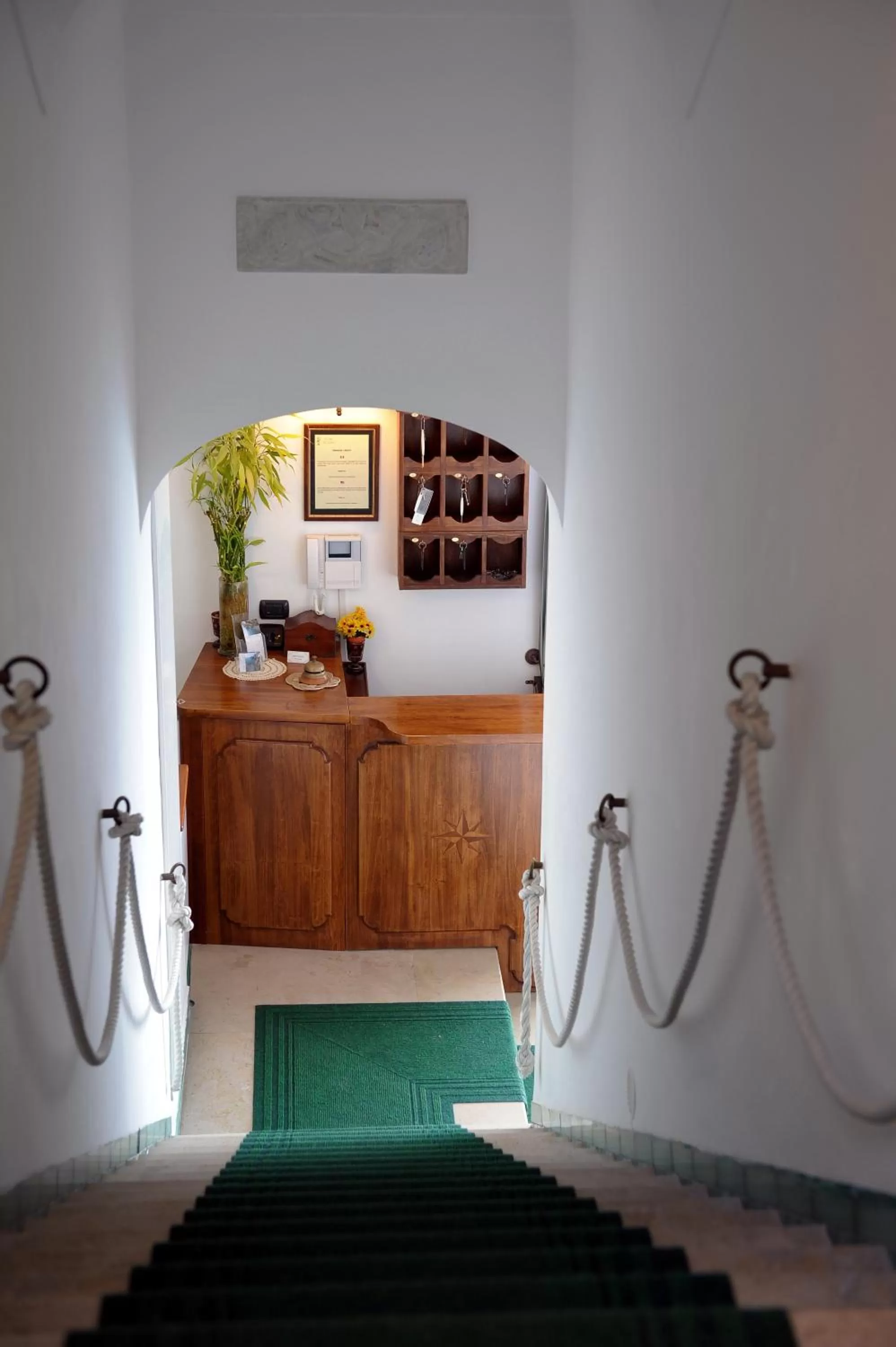 Lobby or reception in Hotel La Ninfa