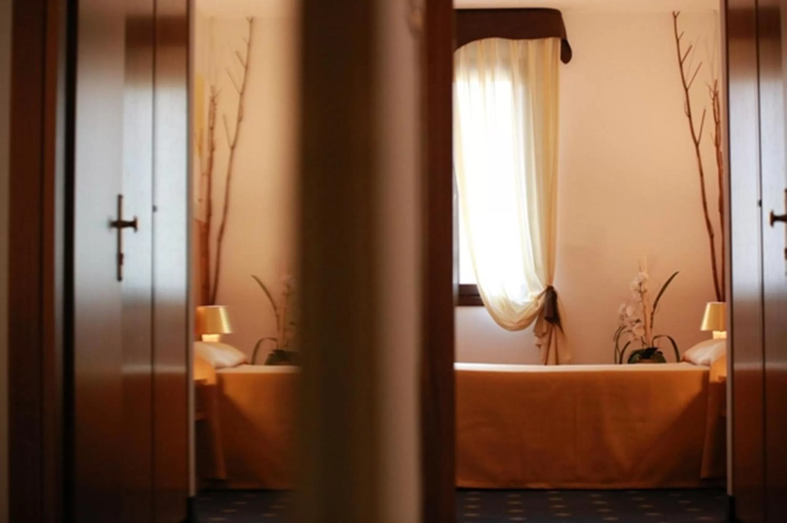 Garden, Bed in Hotel Al Posta