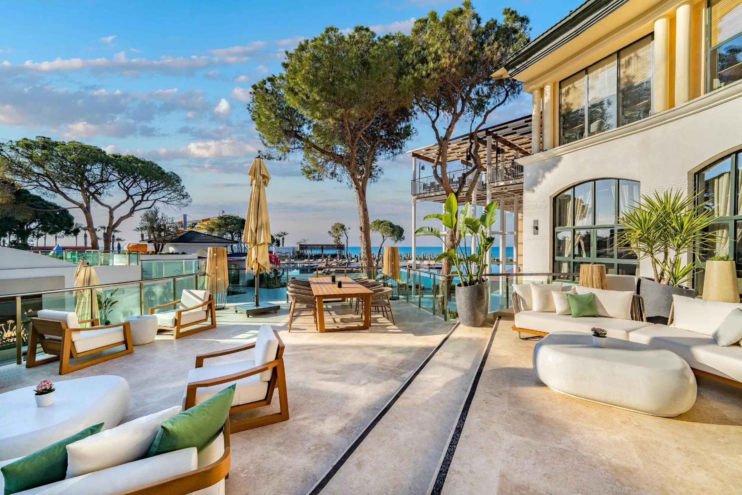 Patio in Rixos Park Belek - The Land Of Legends Access