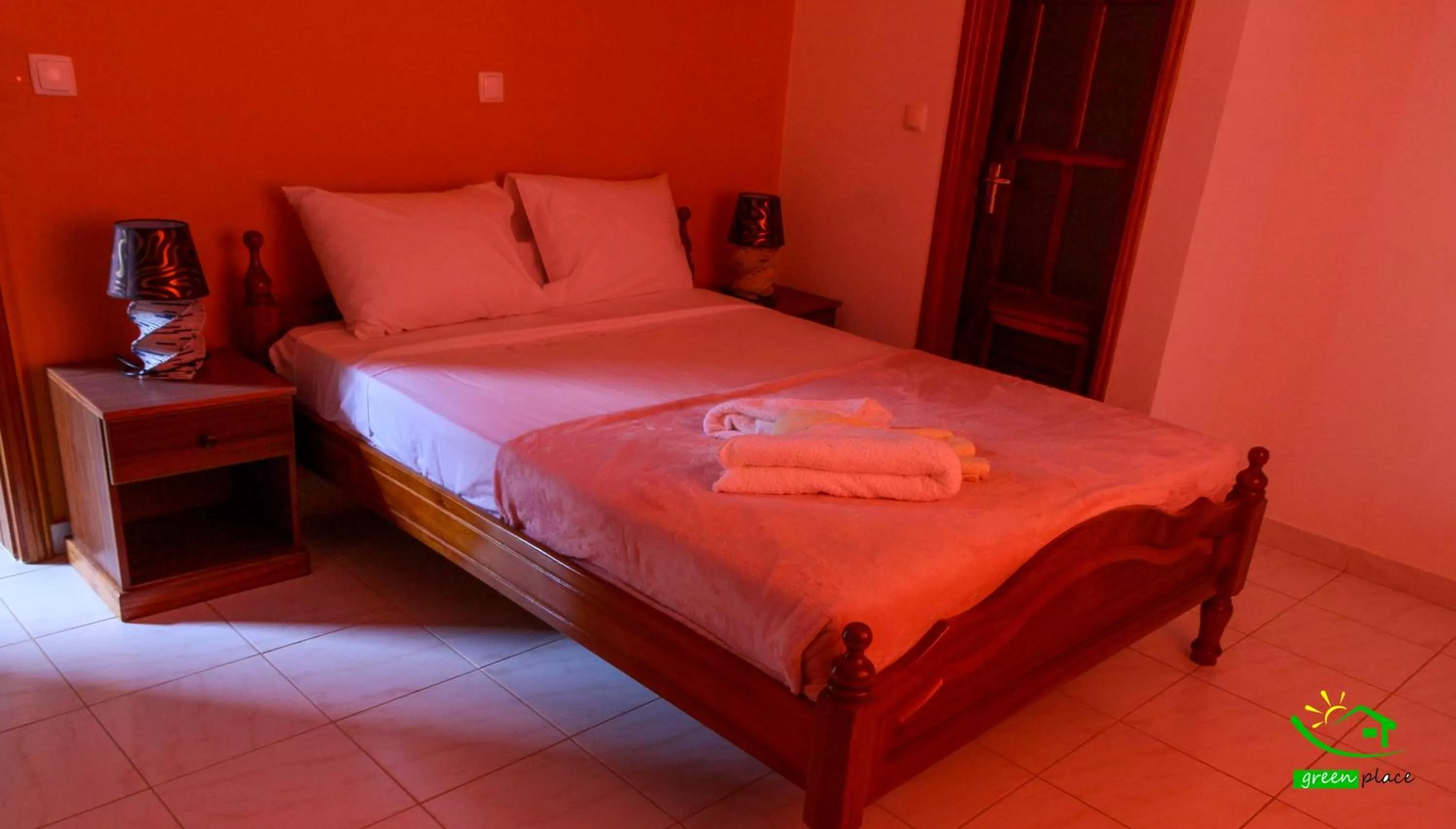 Bed in Pousada Green Place