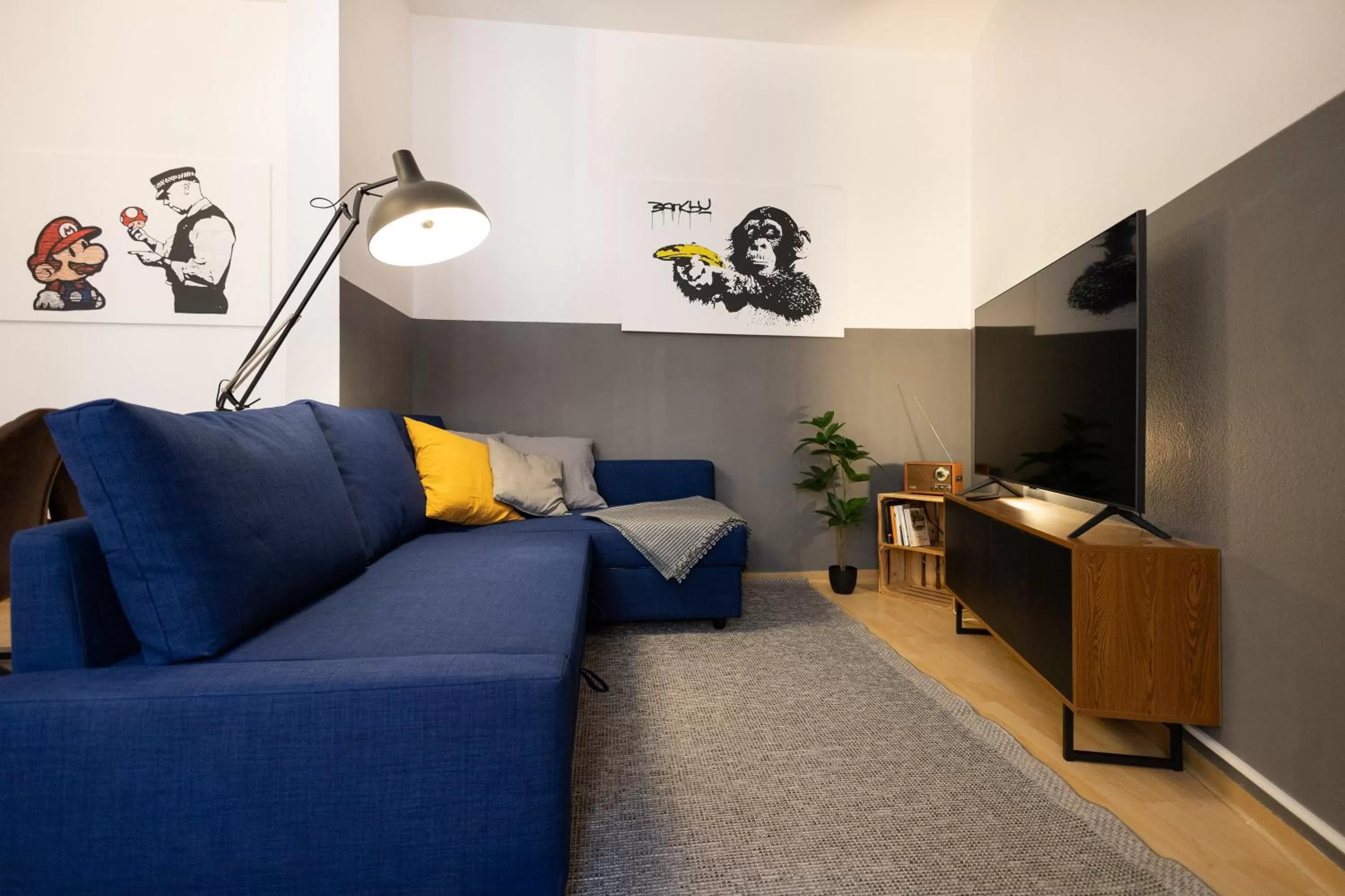 Living room in Apartments an der Oper - Innenstadt - Zentral - Küche - Wifi - Powered by Ko-Living