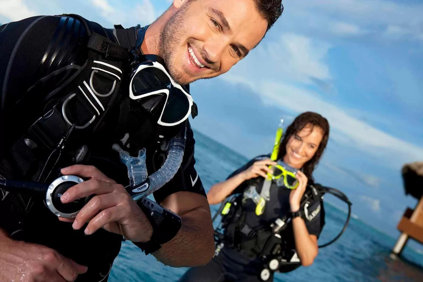 Diving in Steigenberger Aldau Beach Hotel