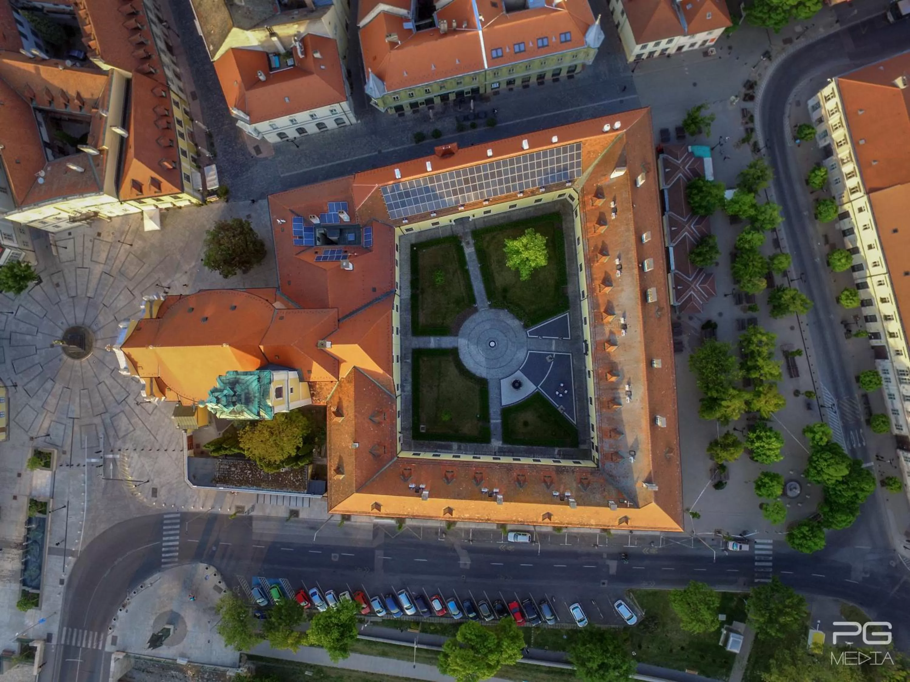 Bird's eye view in Hotel Klastrom