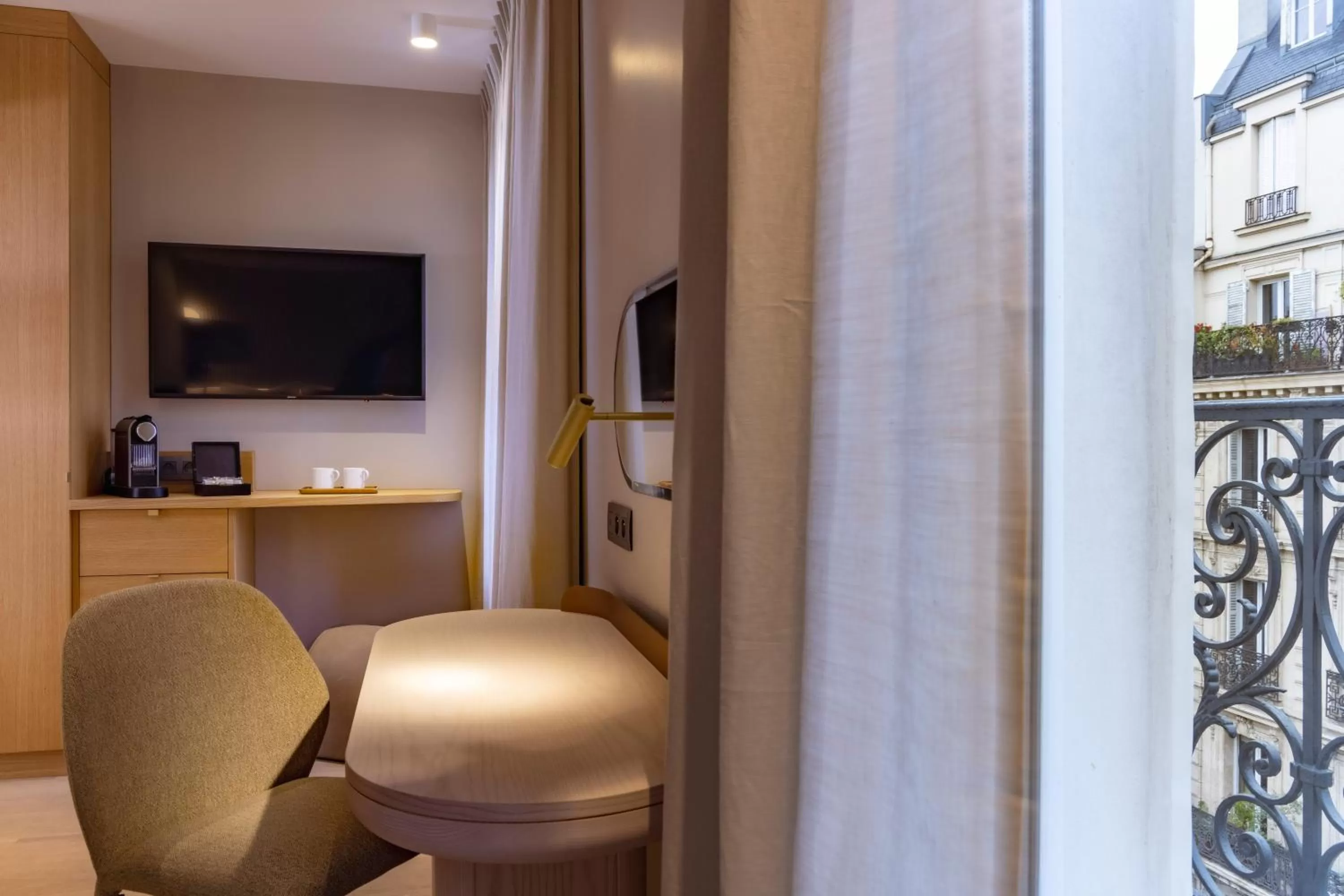 Bedroom in Hôtel Beige