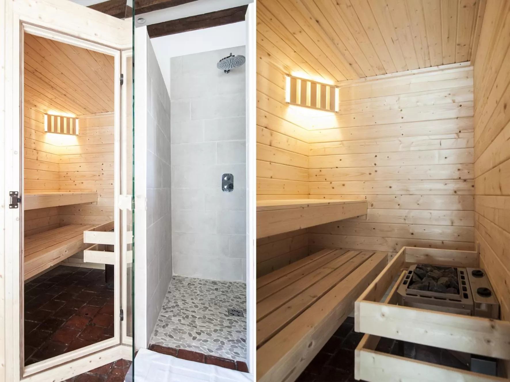 Sauna in Jardin des Sens, la Rente d'Eguilly