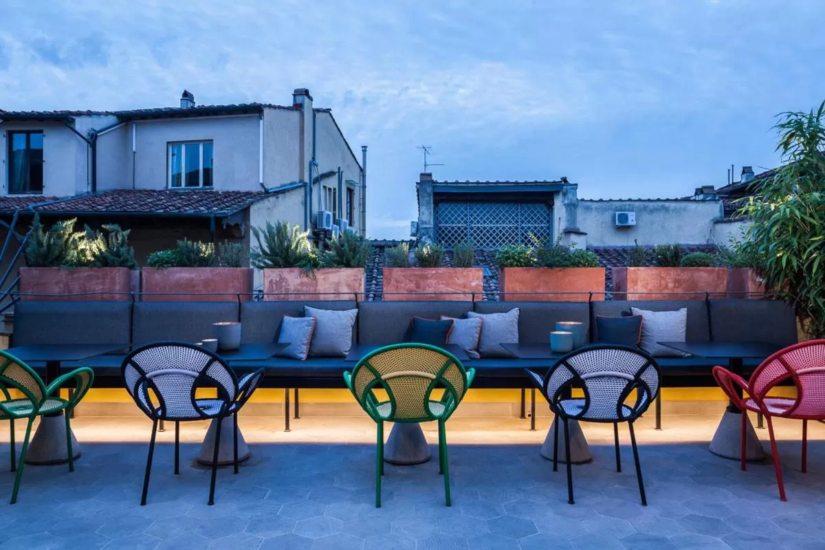 Balcony/Terrace in Hotel Milu Florence
