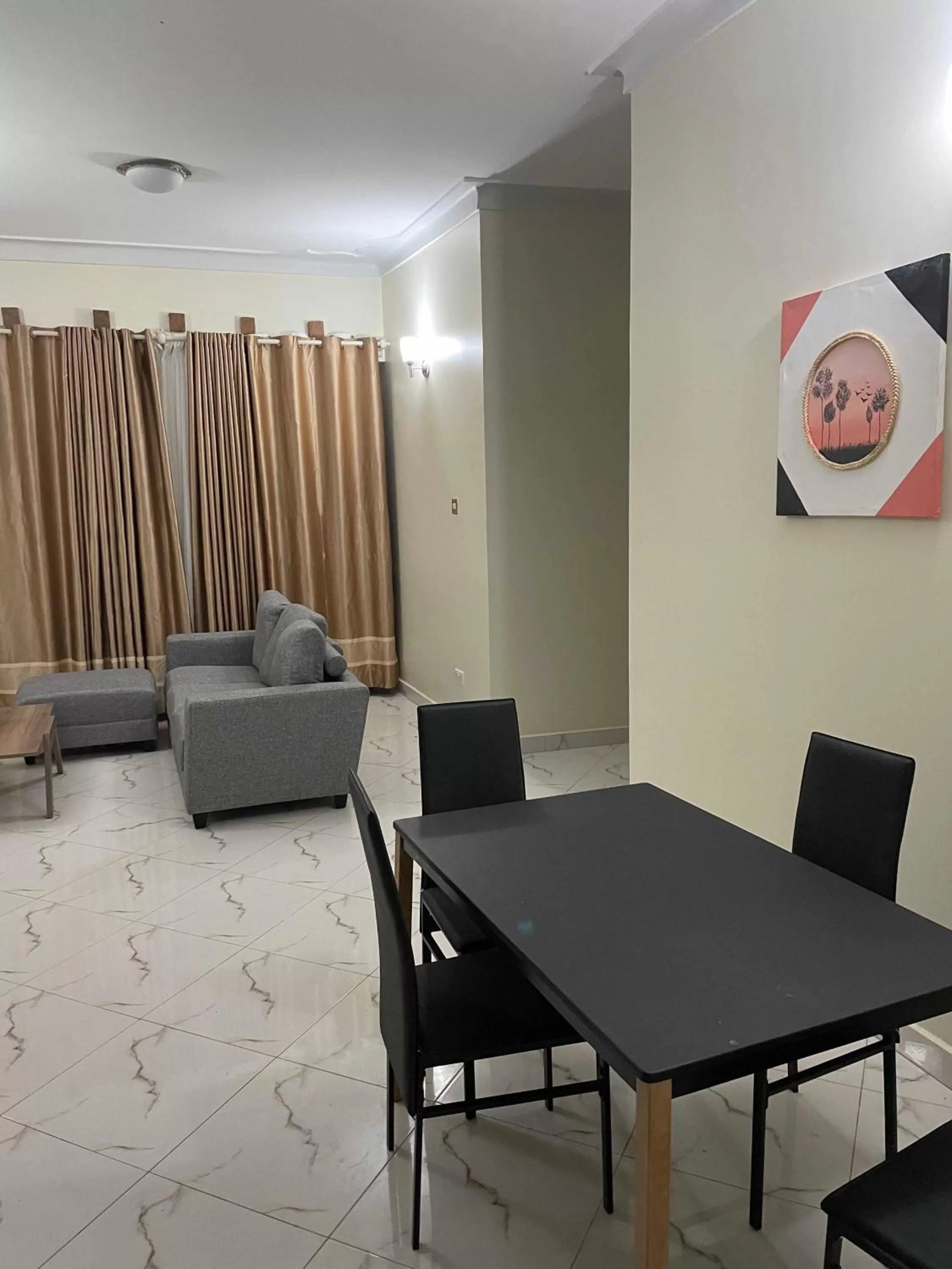 Dining area in Jaffa Suites