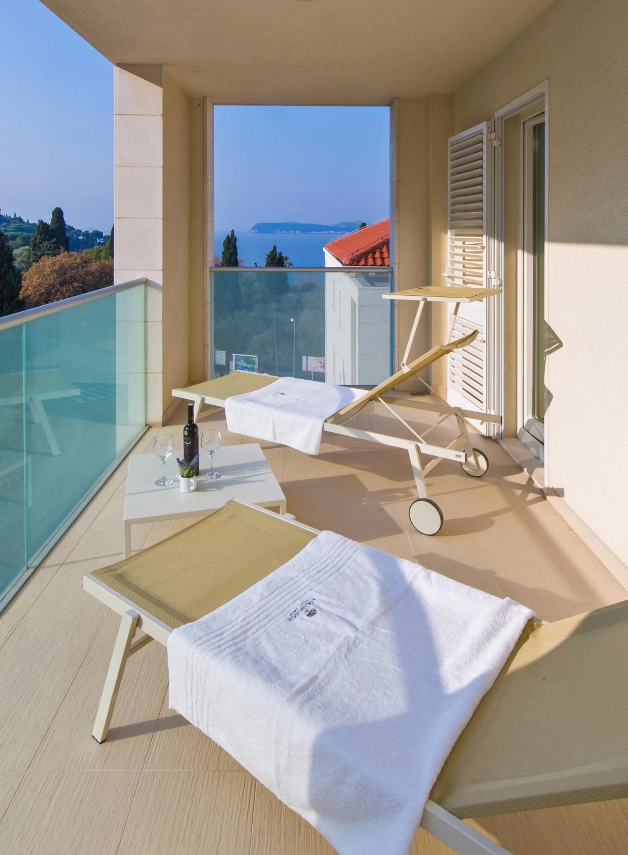 Balcony/Terrace in Dubrovnik Luxury Residence – L’Orangerie
