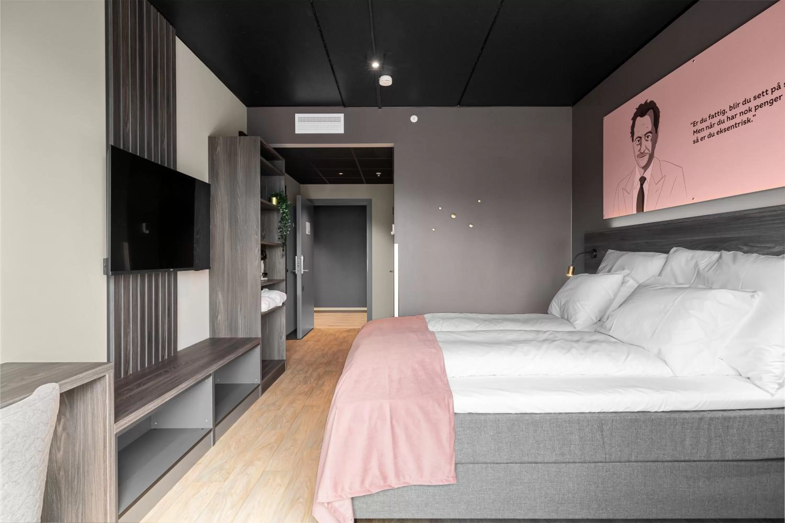 Bed in Hotell Jæren