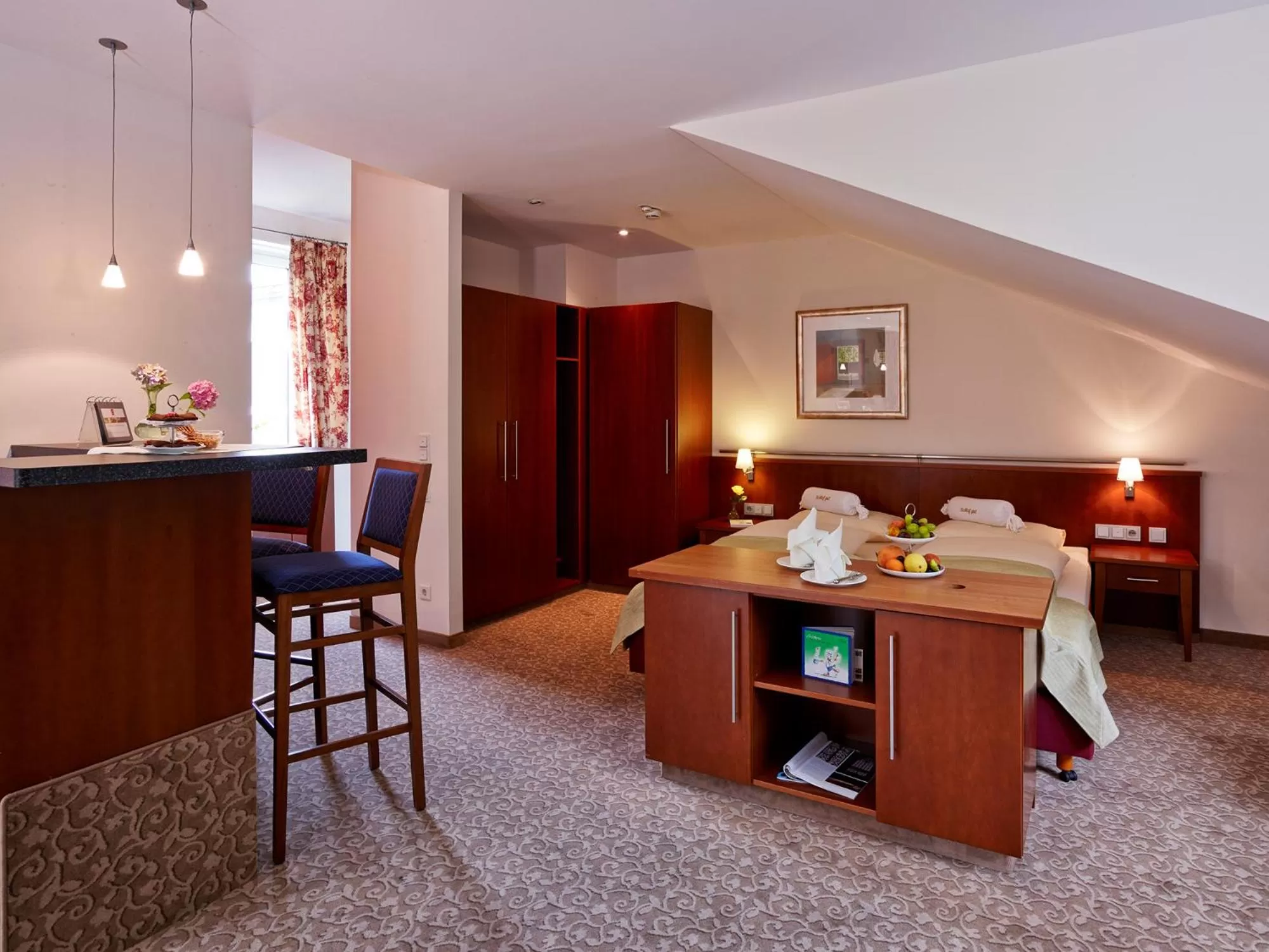 Bed in Parkhotel Rothof