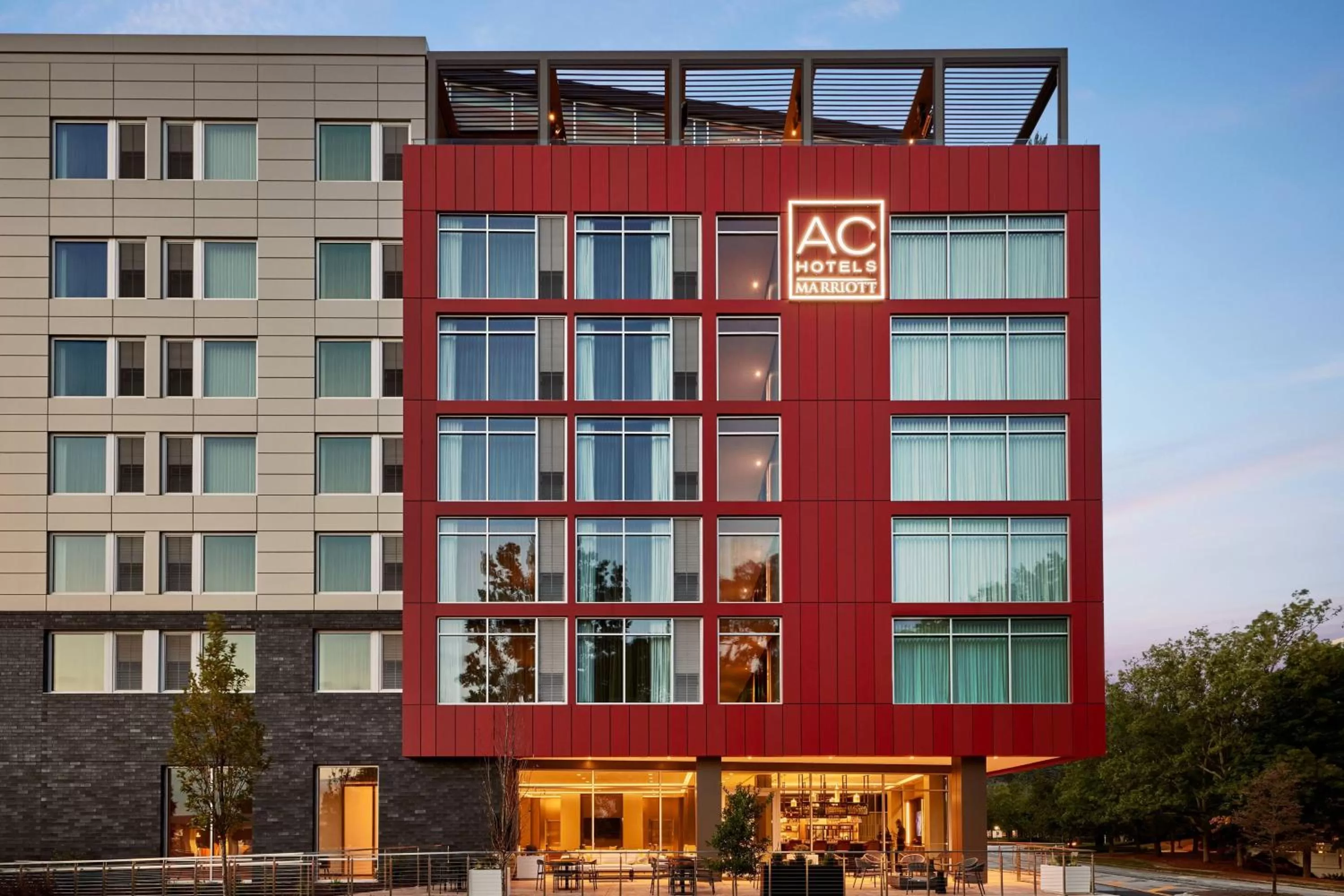 Property building in AC Hotel by Marriott Atlanta Perimeter
