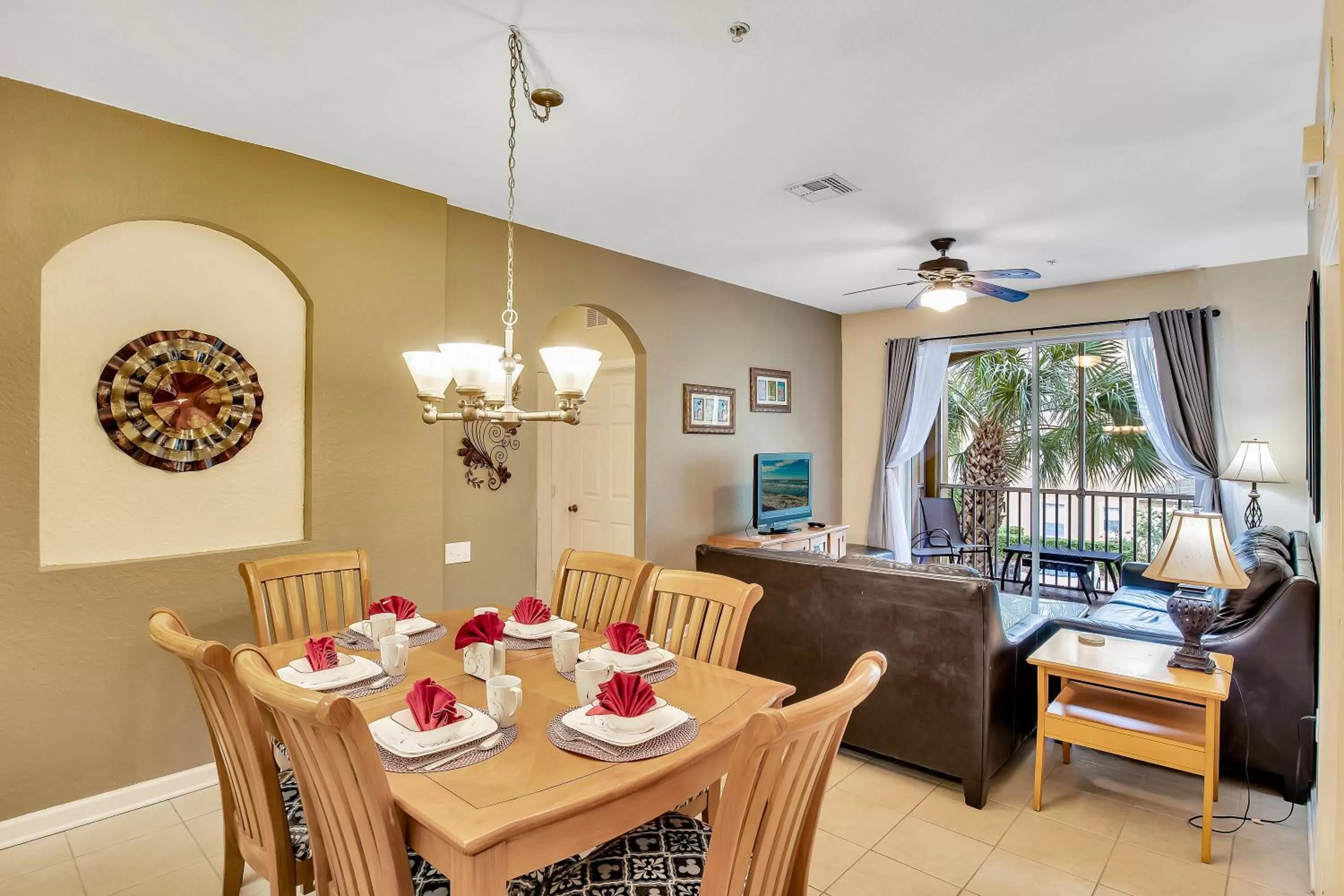 Dining area in Magical Adventure Condo w Waterpark near Disney No Resort Fees