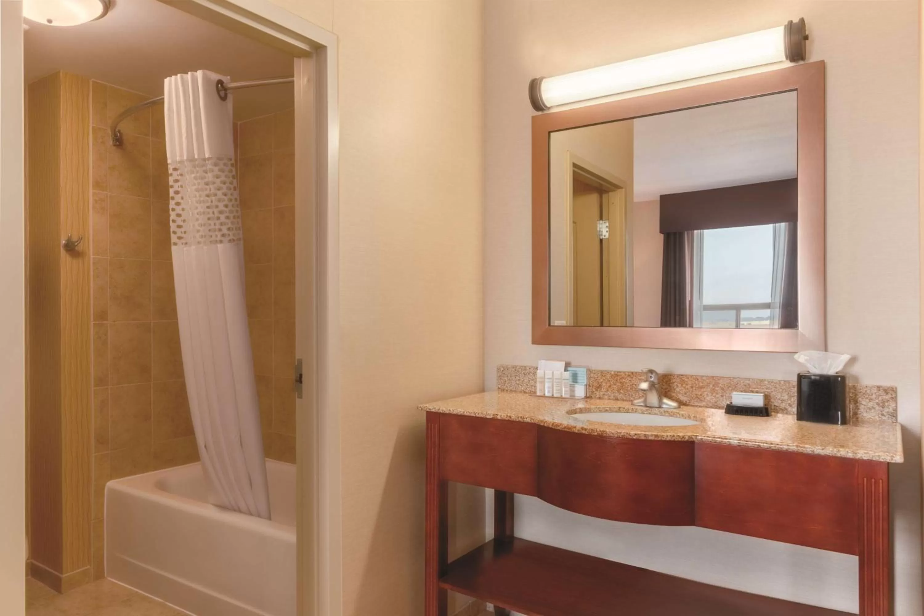 Bathroom in Hampton Inn by Hilton Edmonton South