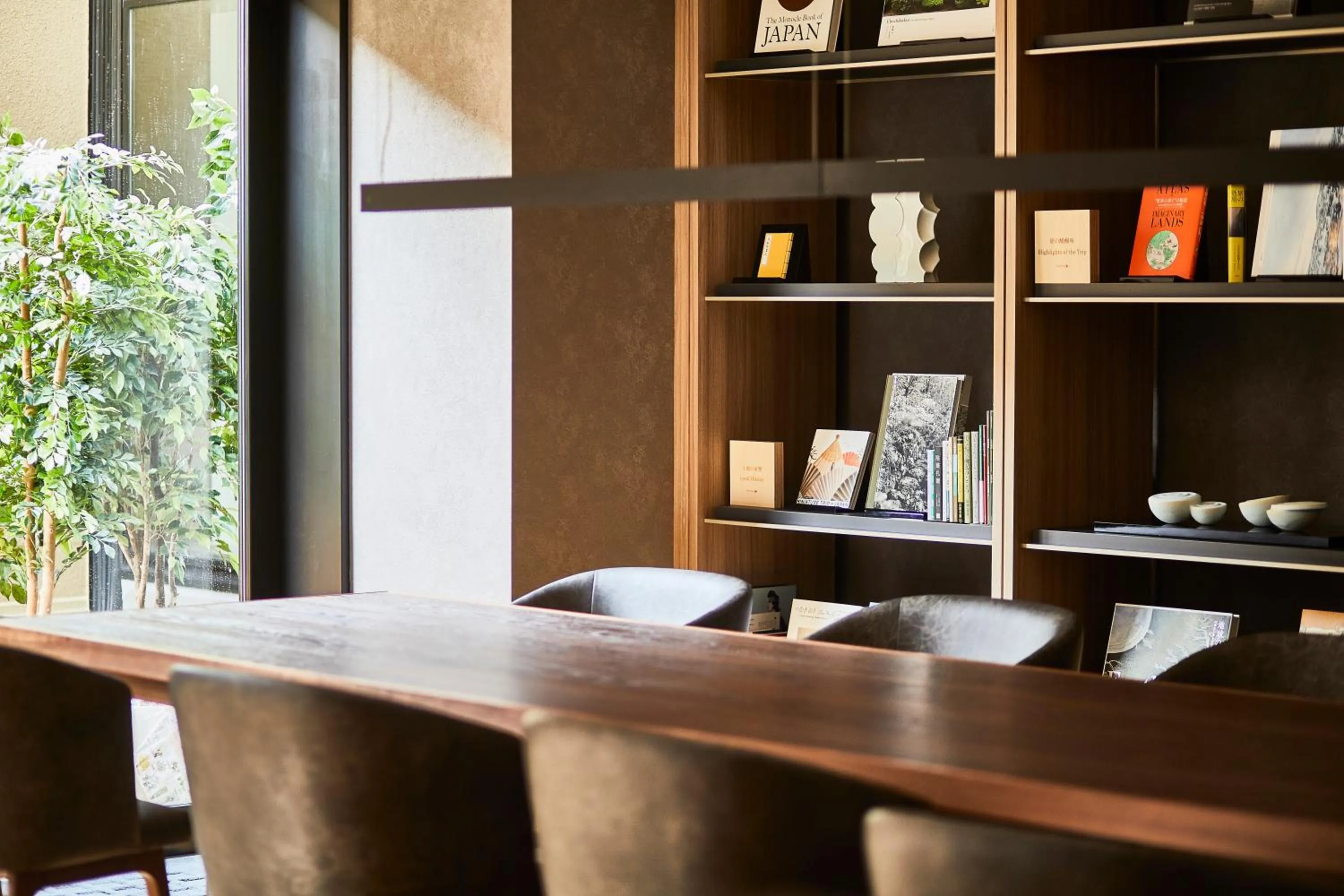 Communal lounge/ TV room in The Gate Hotel Kyoto Takasegawa by Hulic