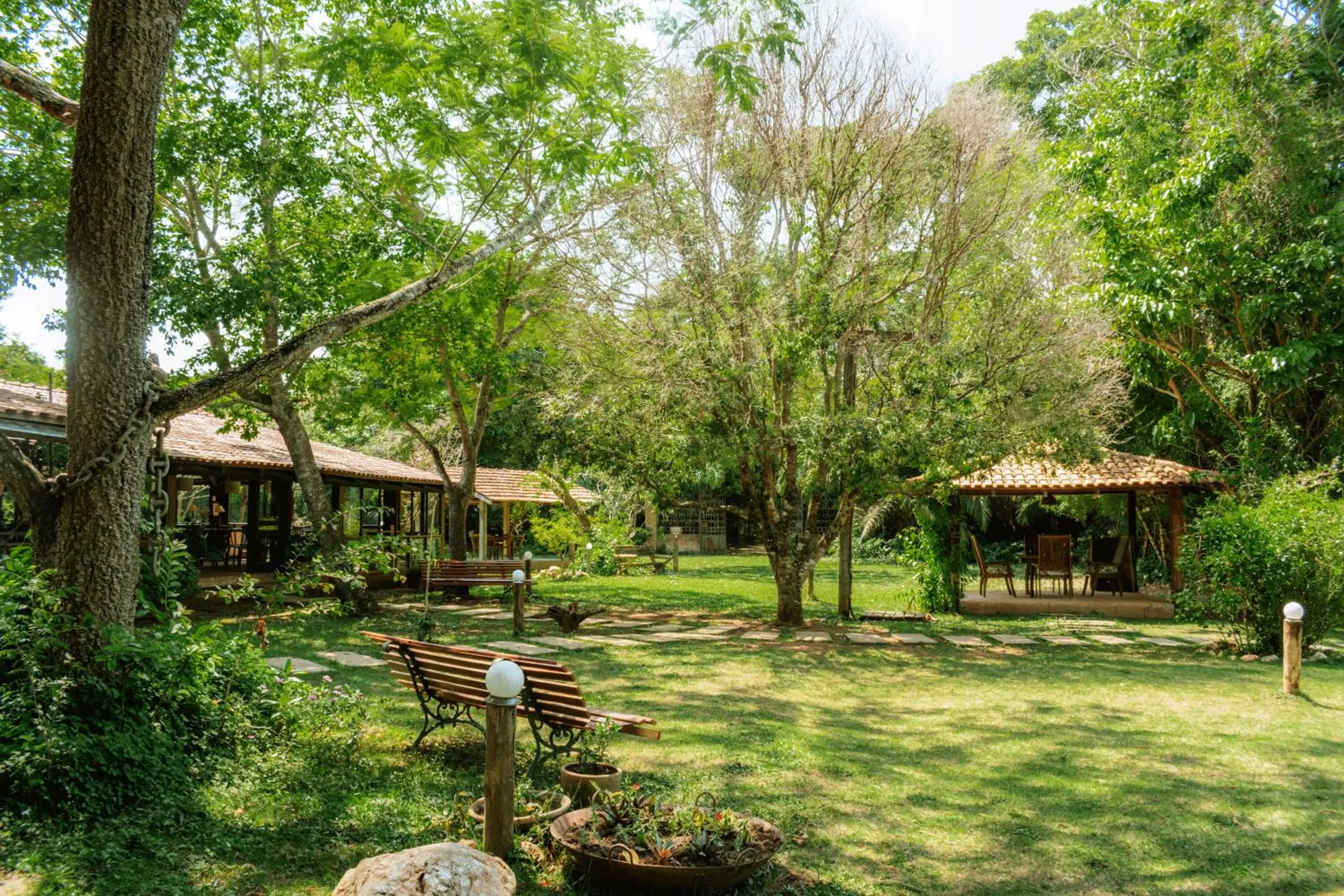 Garden in Hotel Santa Esmeralda