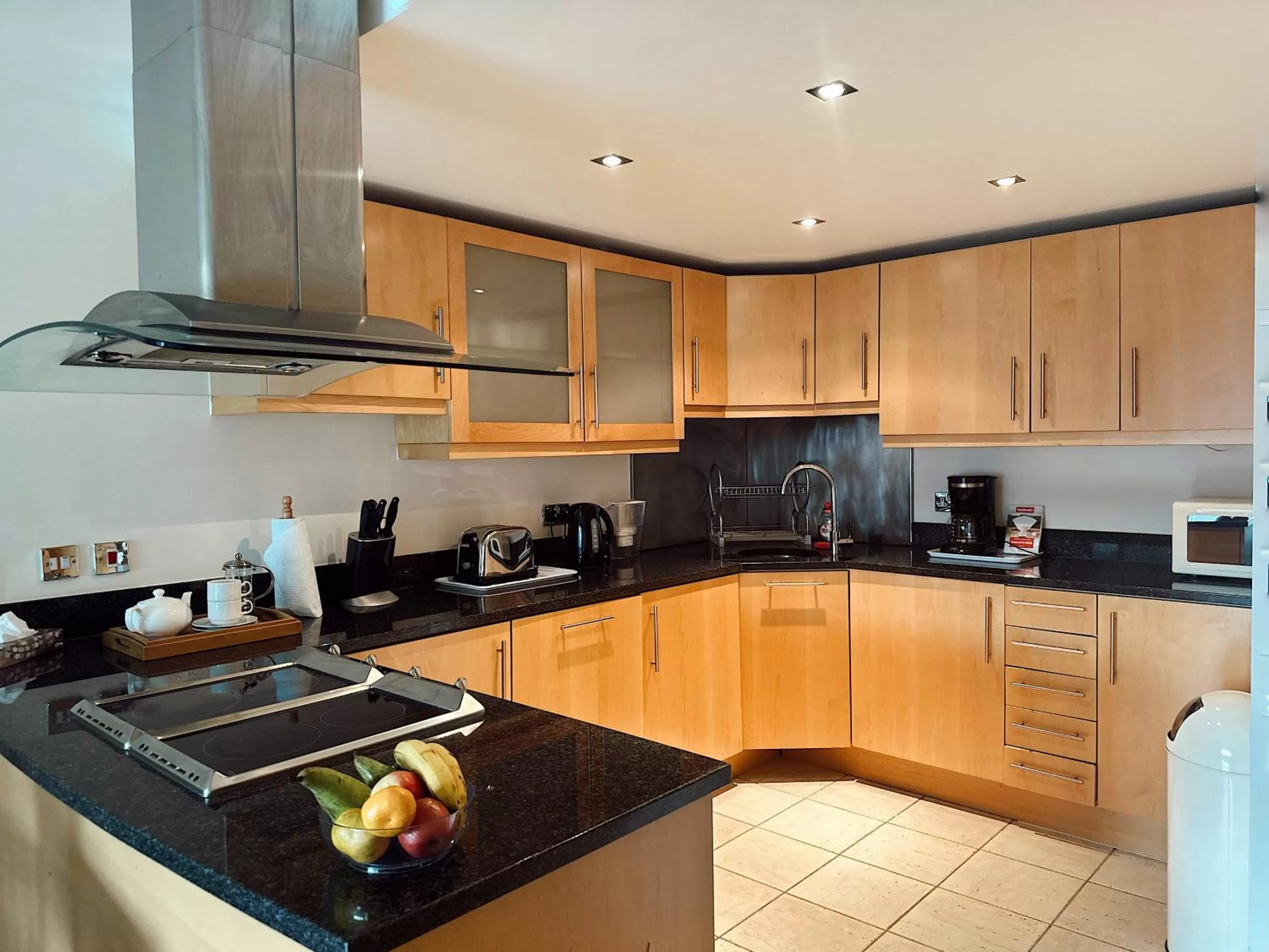 kitchen in Canary Wharf - Luxury Apartments