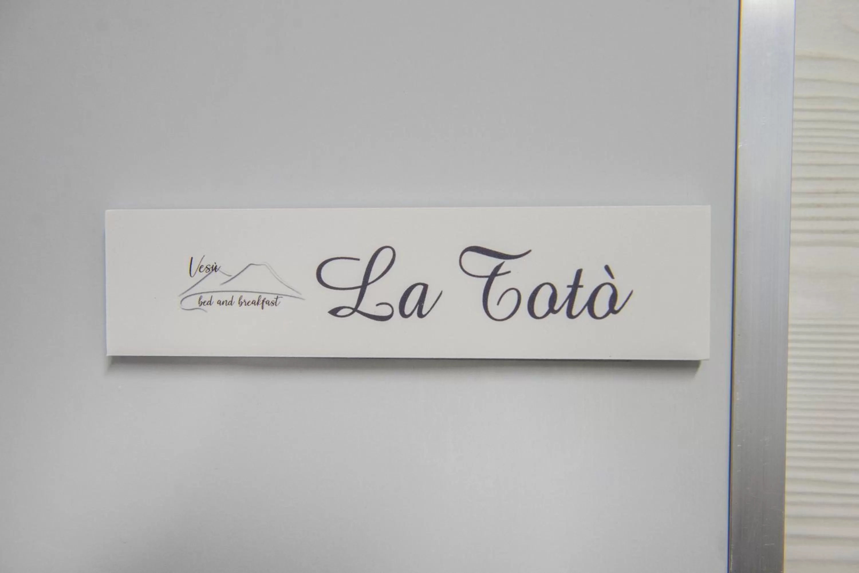 Property Logo/Sign in B&B Vesù