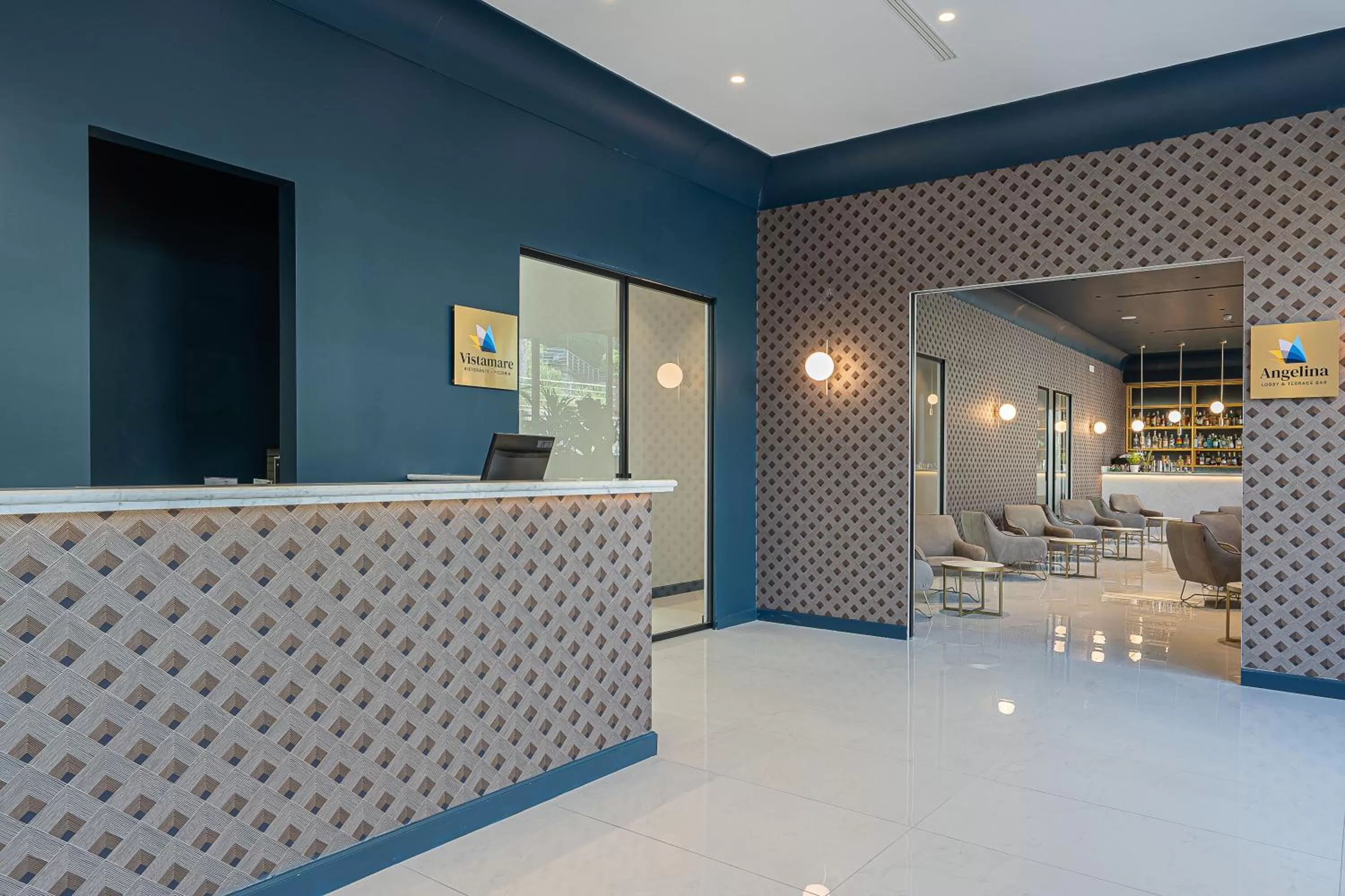 Lobby or reception in Hotel Mary