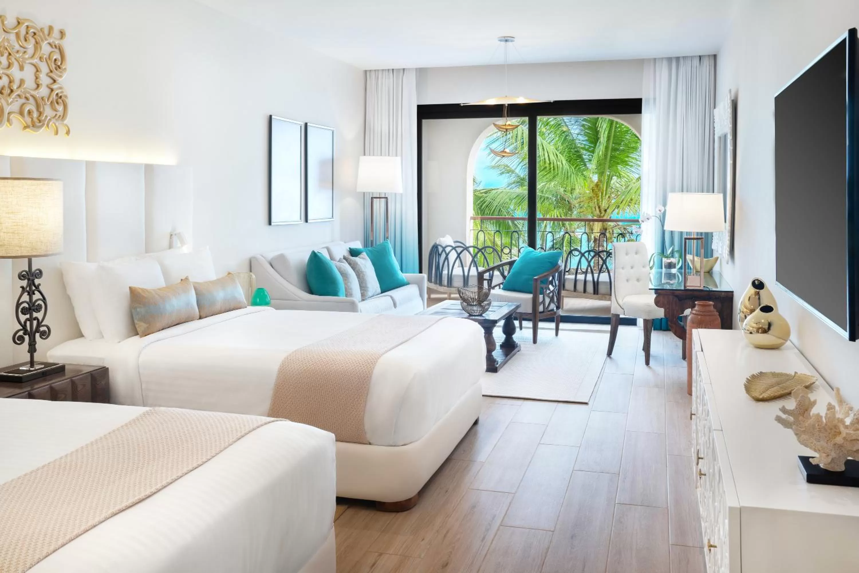 Bed in Sanctuary Cap Cana, a Luxury Collection Resort, Dominican Republic, Adult All-Inclusive