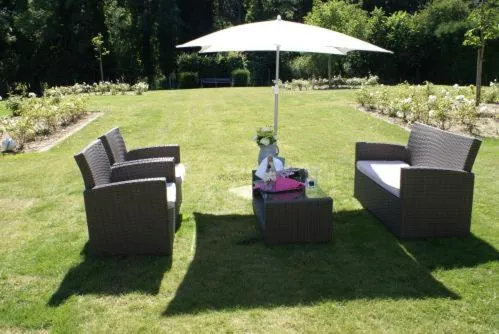 Decorative detail in Les Jardins d'Ulysse, The Originals Relais Le Touquet