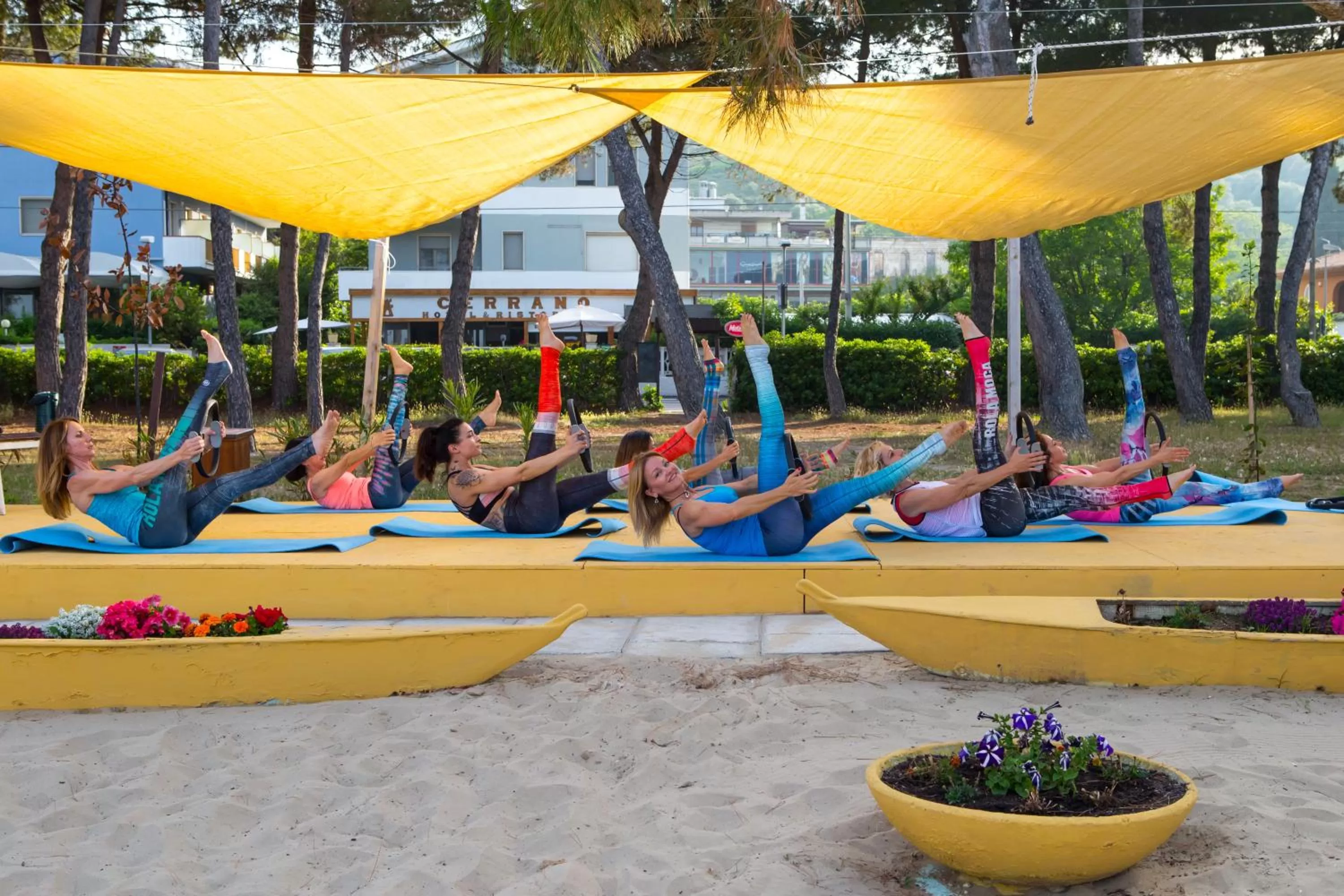 Fitness centre/facilities in Hotel Cerrano