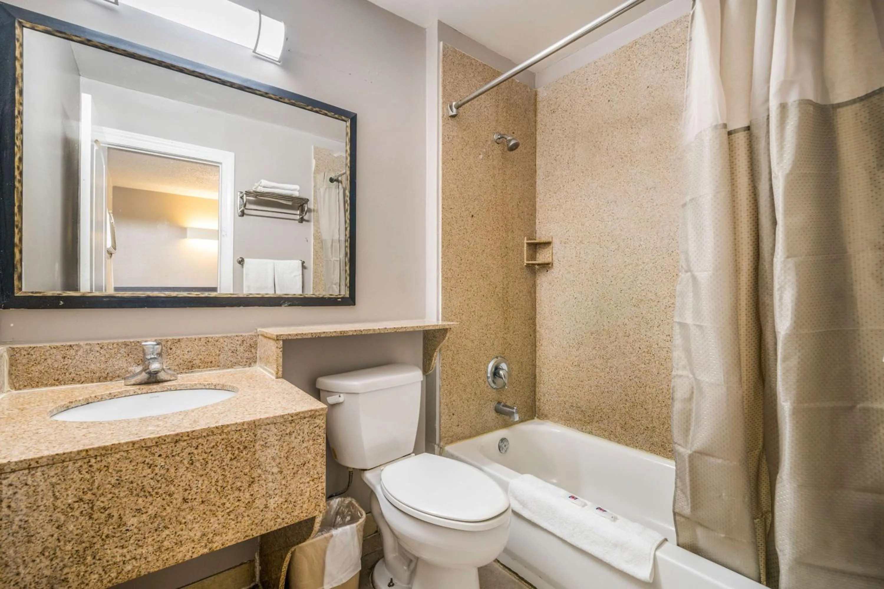 Bathroom in Motel 6-Toms River, NJ