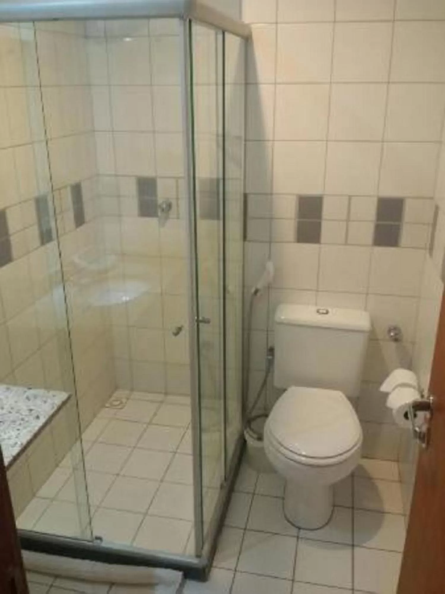 Bathroom in America Towers Hotel