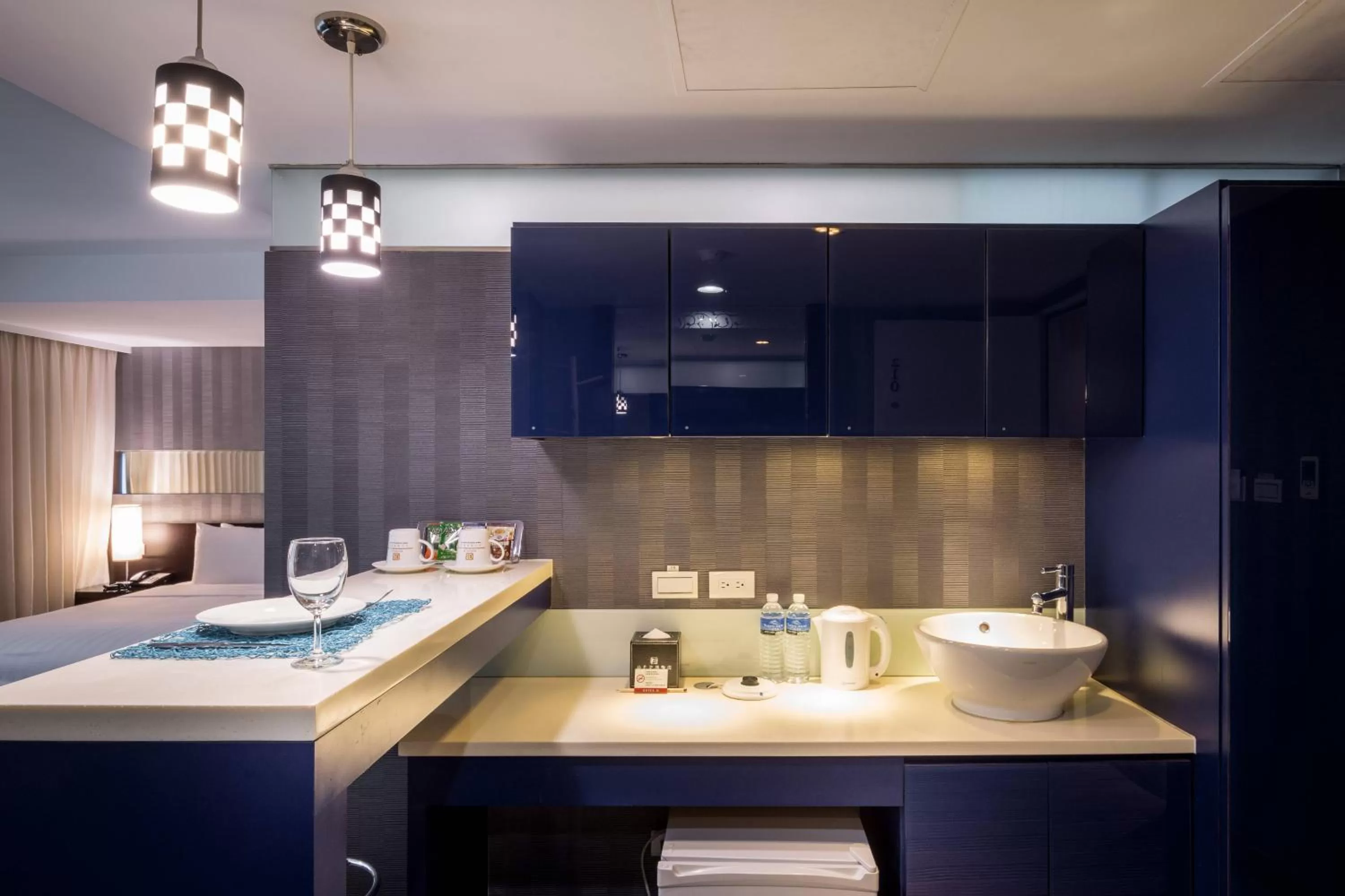 Kitchen or kitchenette in 台北碧瑤飯店 Hotel B