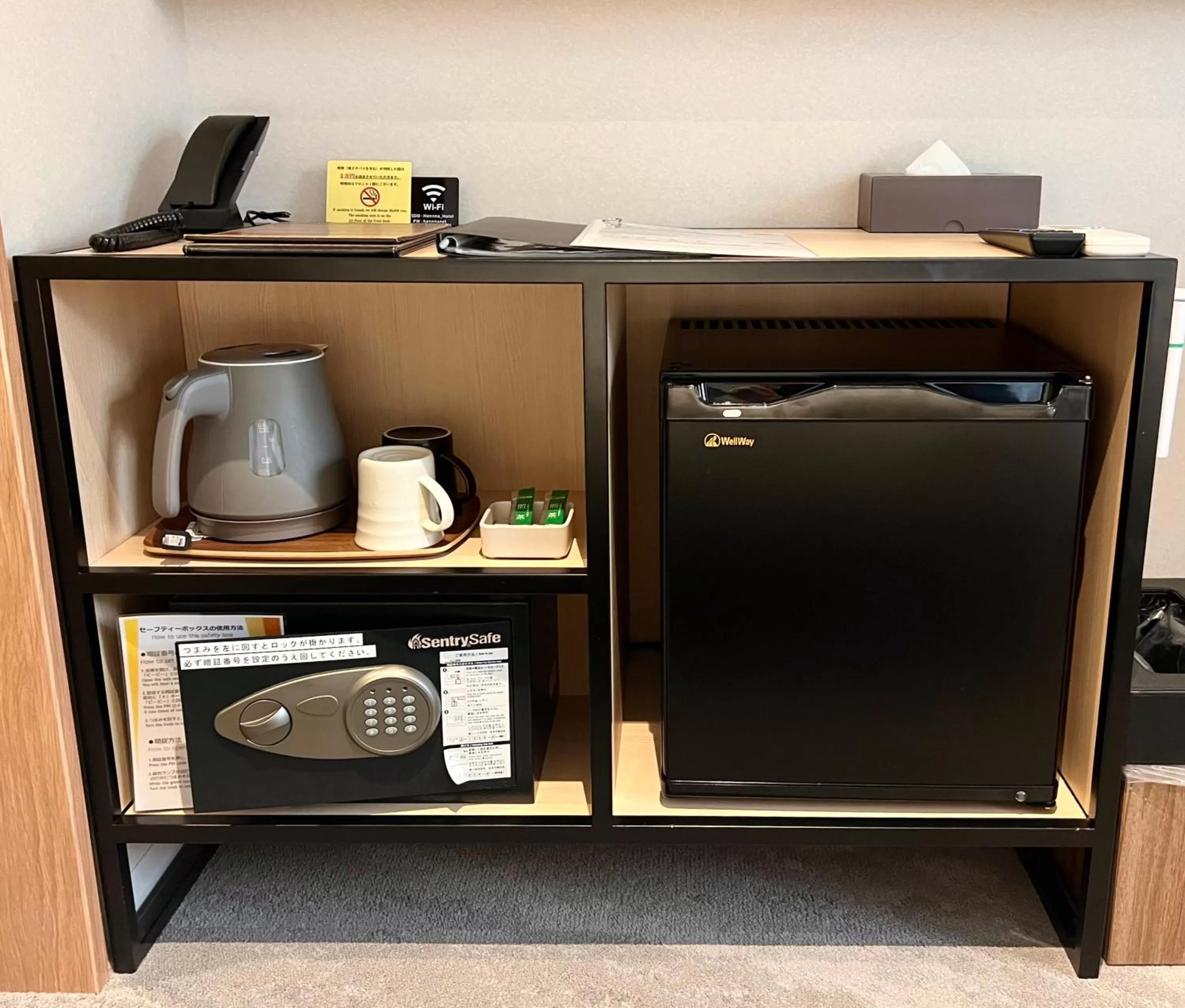 safe in Henn na Hotel Premier Nara