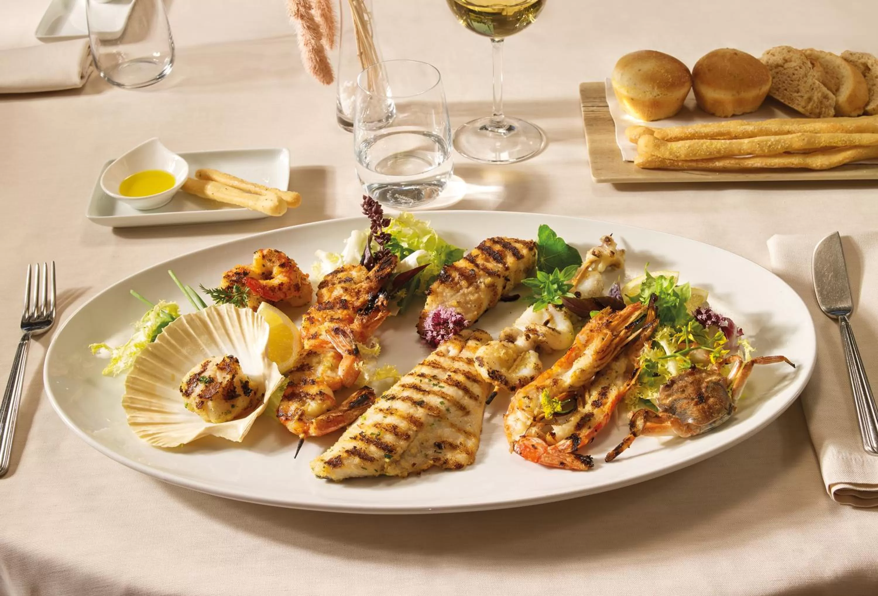 Food close-up in Villa Abbondanzi Resort