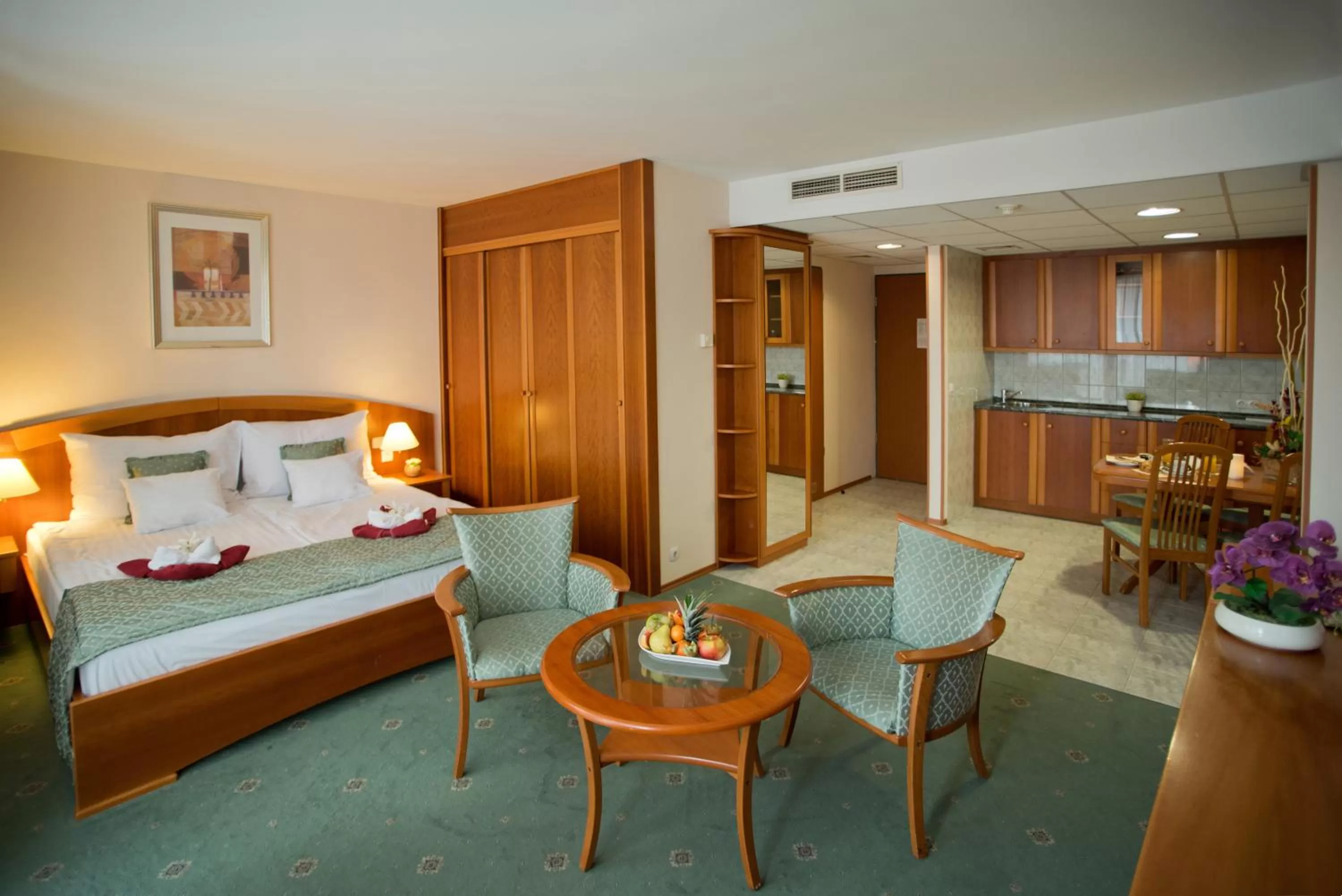 Bed in Palace Hotel Hévíz