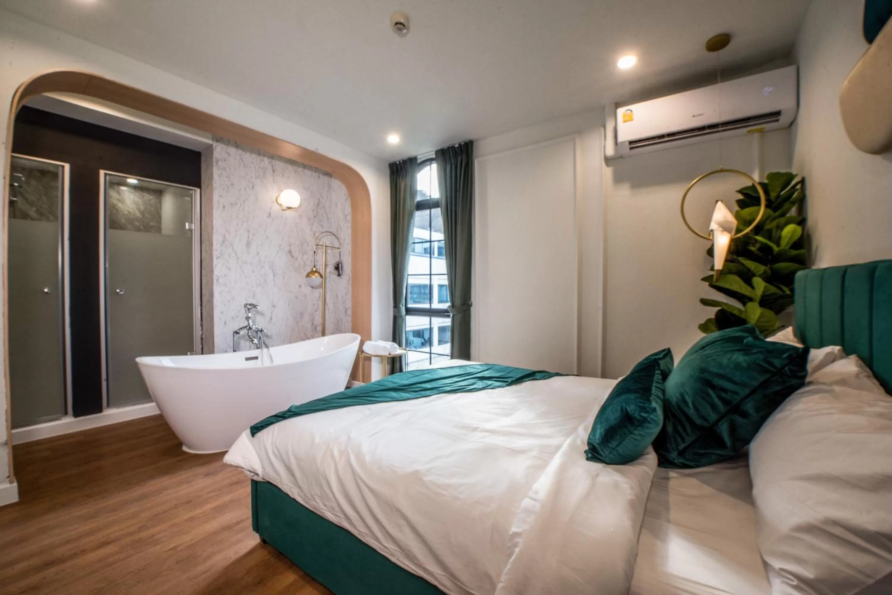 Bedroom, Bed in Theme Boutique Hotel Bangkok