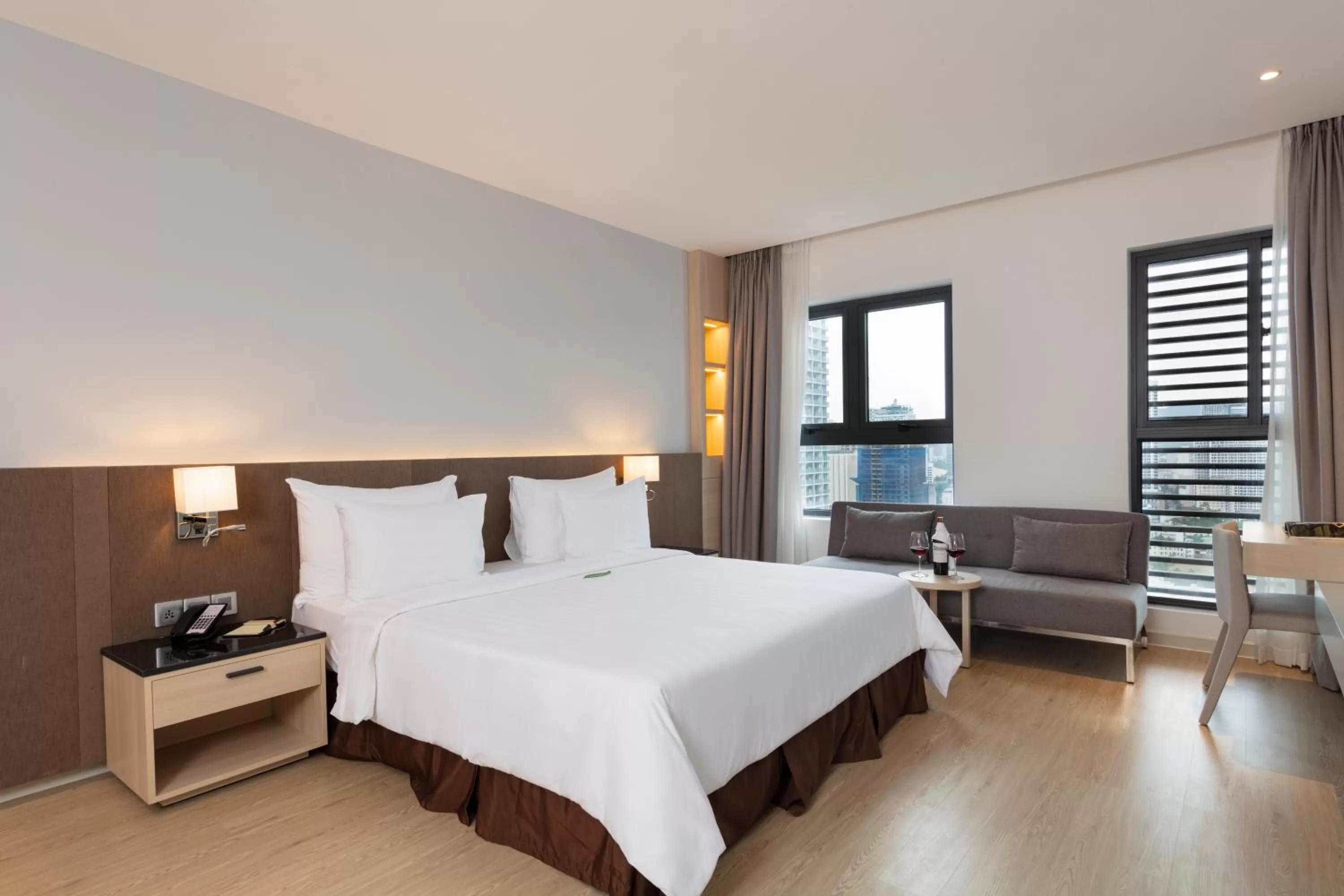 Bedroom, Bed in DQua Hotel