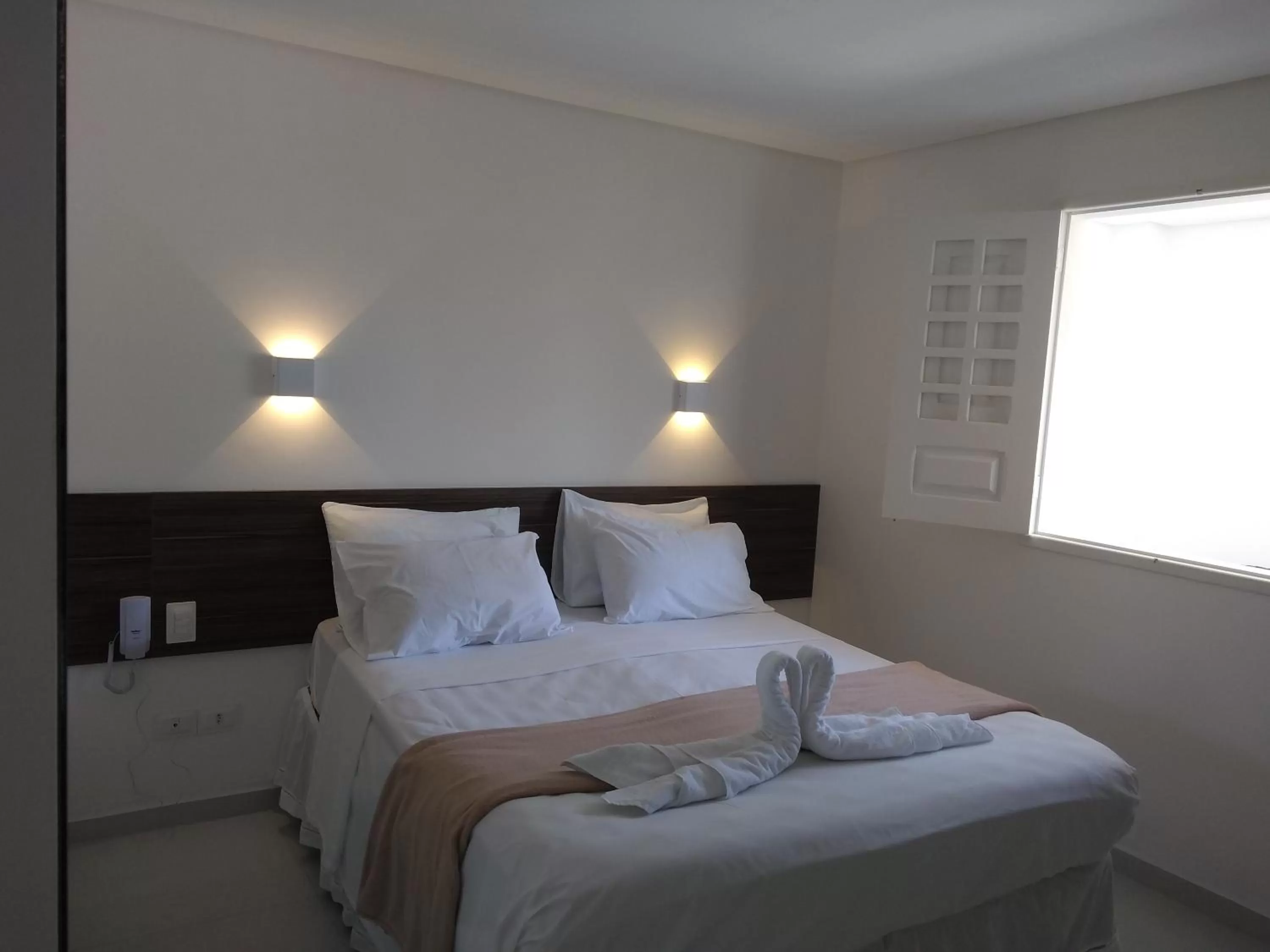 Bed in Pousada Galemares